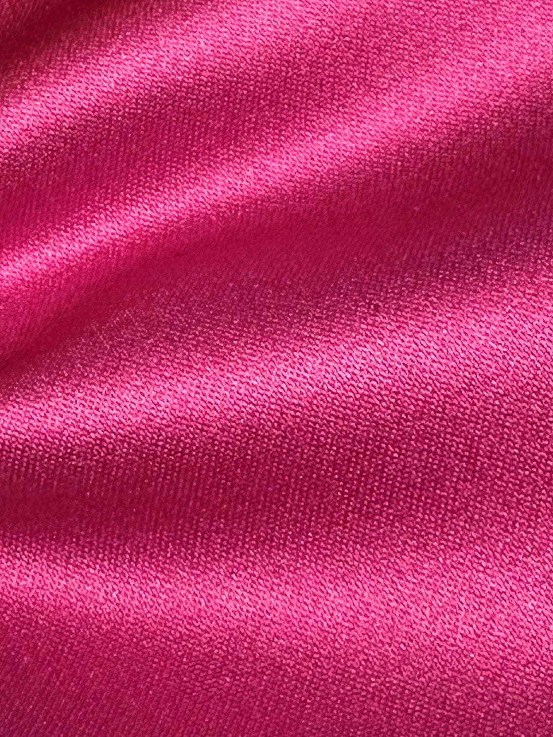 Fuchsia Polyester Satin - Classique