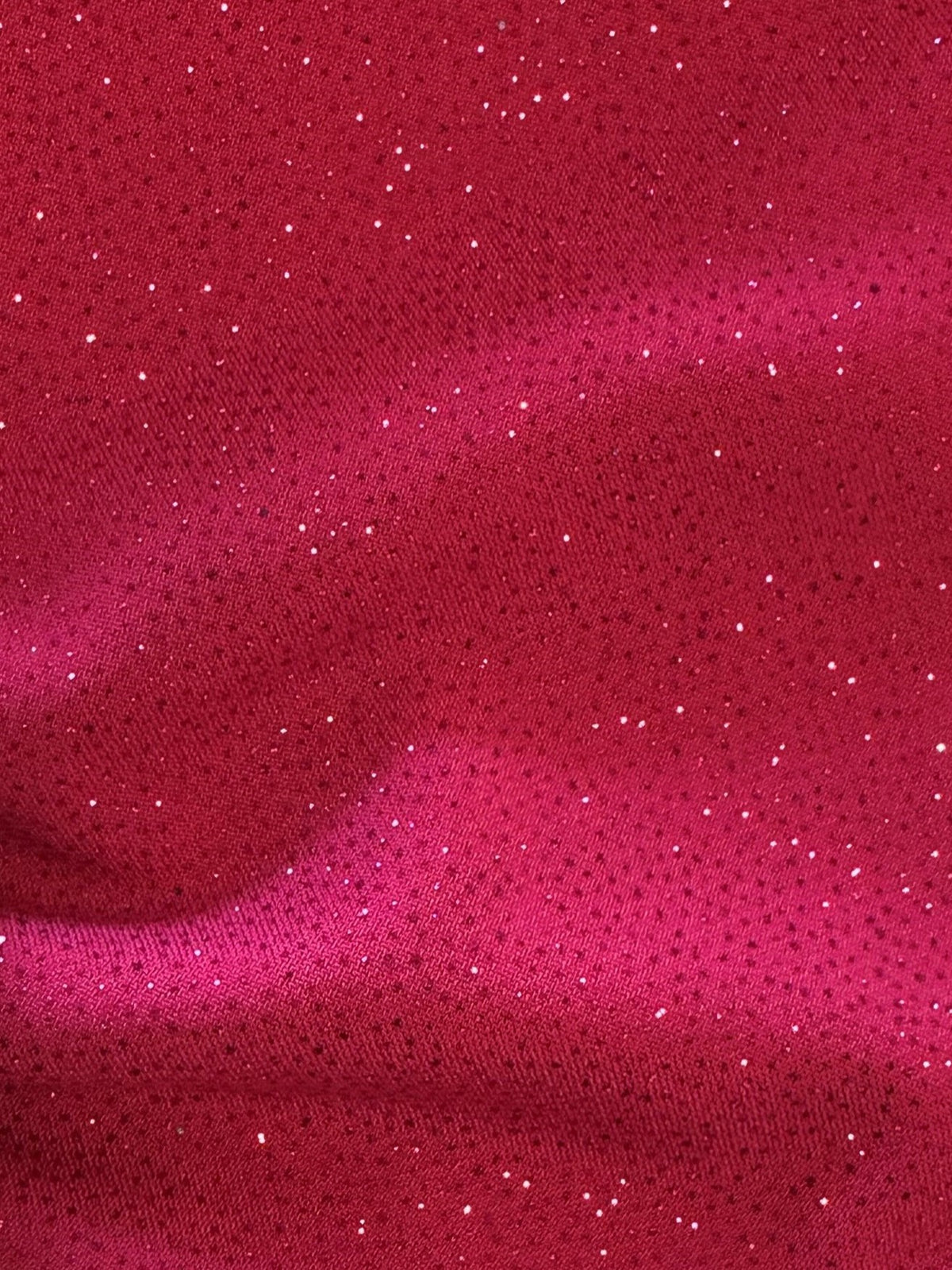 Fuchsia Glitter Jersey Fabric - Dazzle