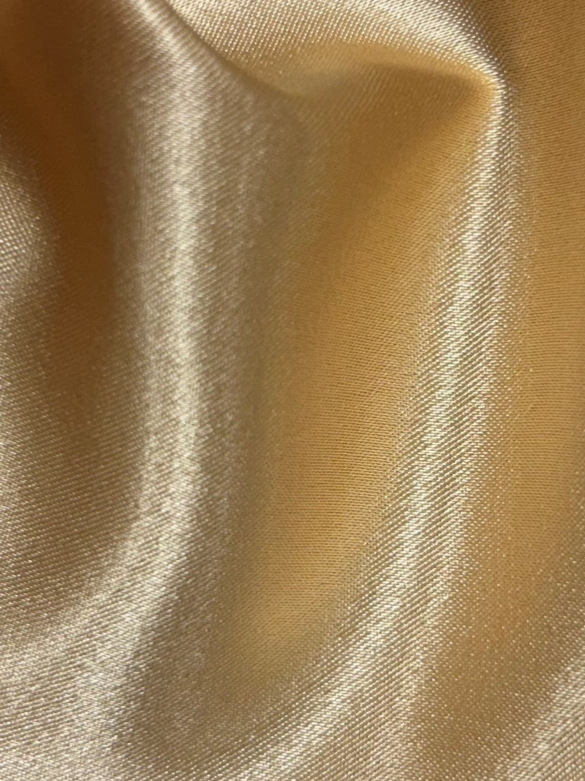 Gold Polyester Stretch Satin - Empathy Gold Polyester Stretch Satin - Empathy