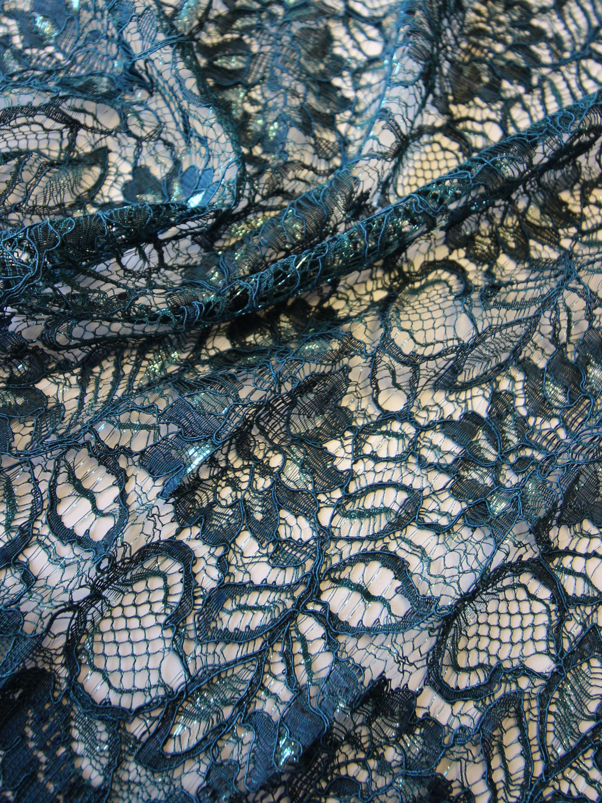 Green Raschel Lace - Ezra