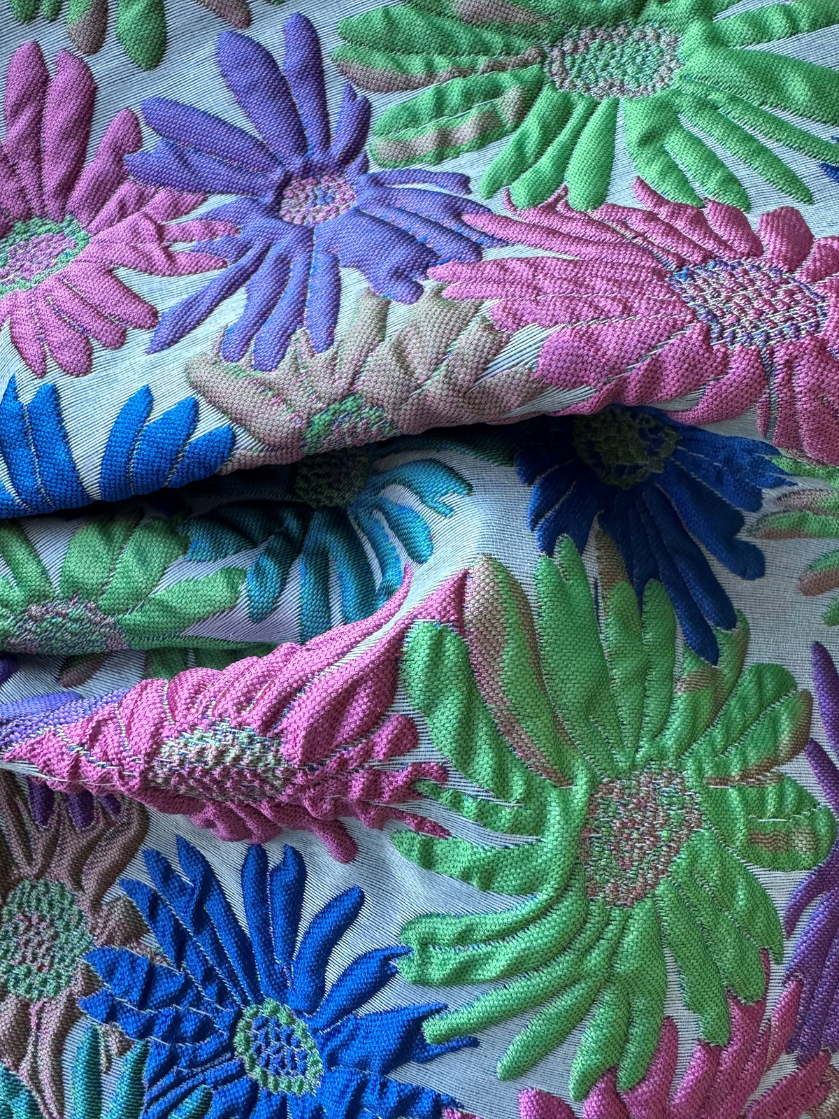 Multicoloured Jacquard Brocade - Native