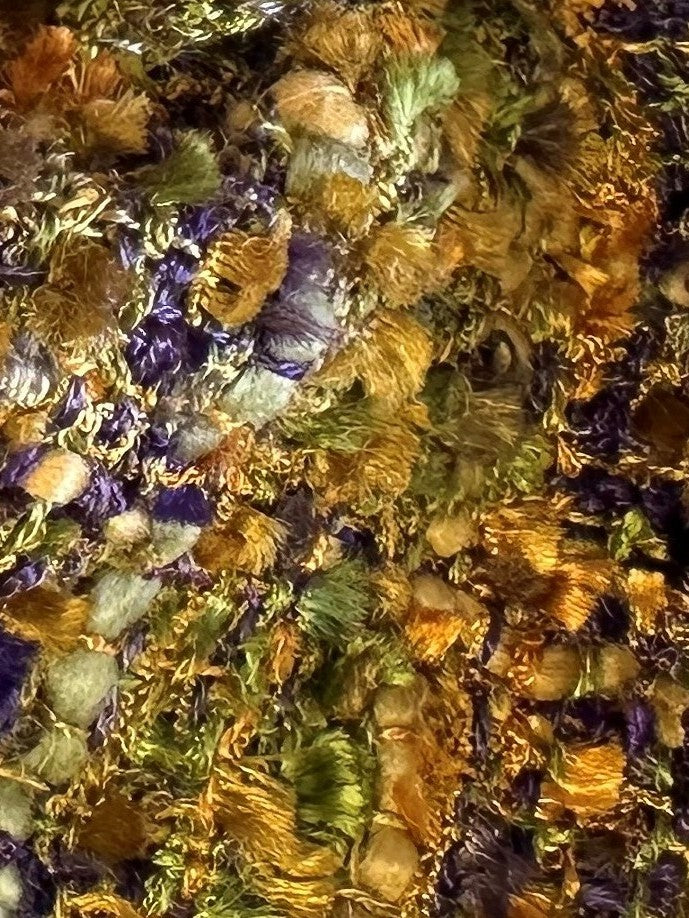 Green Viscose Textured Fabric - Gabrielle