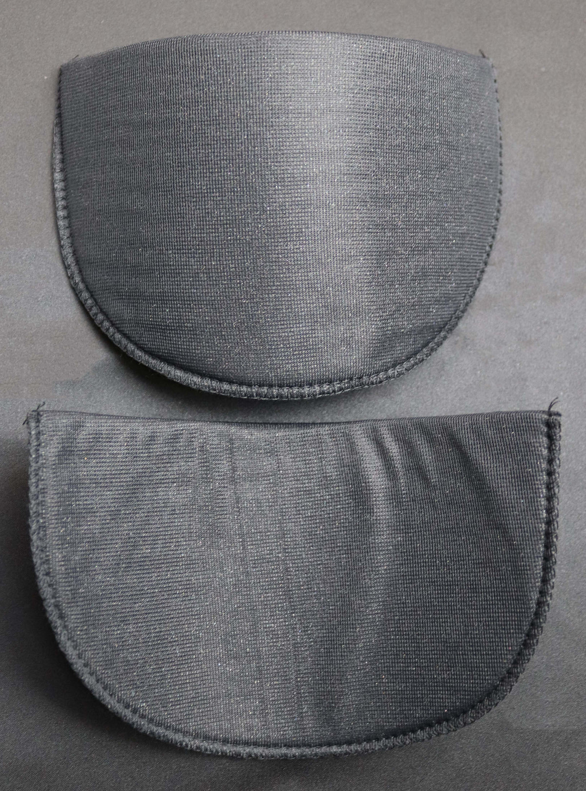 Black Nylon Covered Foam Shoulder Pads - HA4003 Large