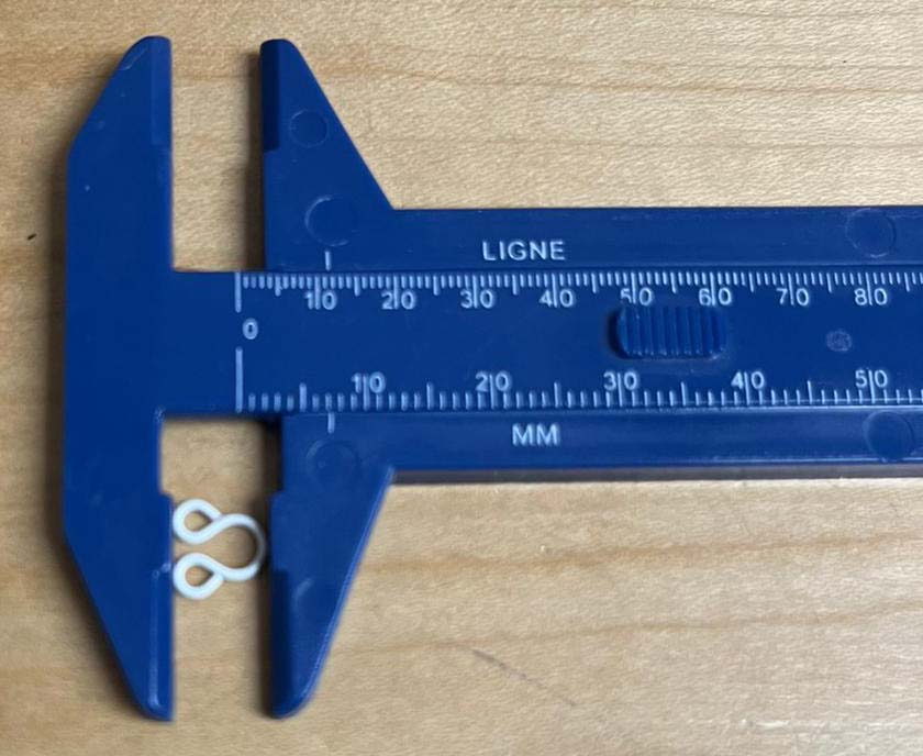 White Hook and Eyes - Size 2 - HA4102