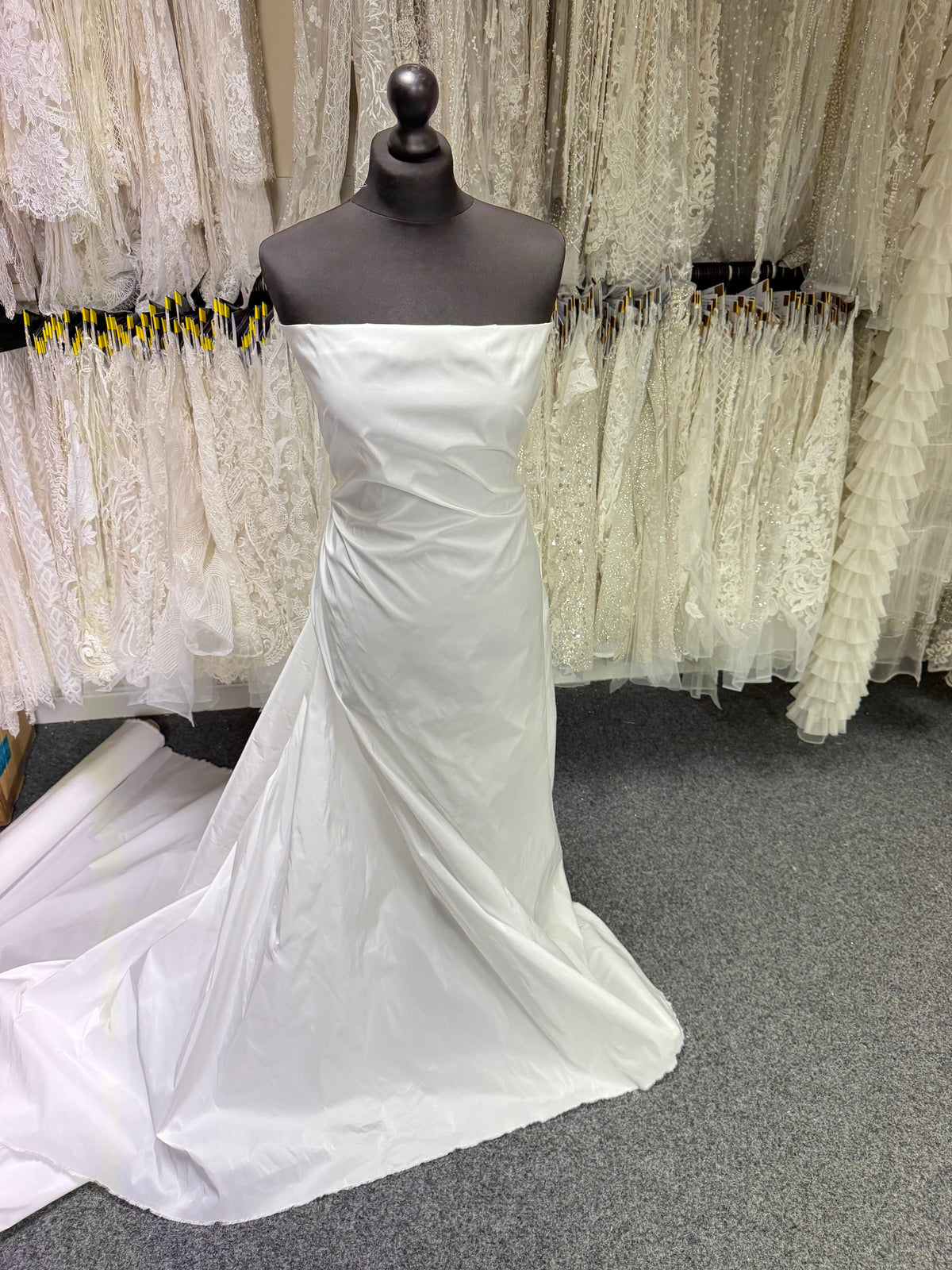 White Polyester Taffeta - Ramsay