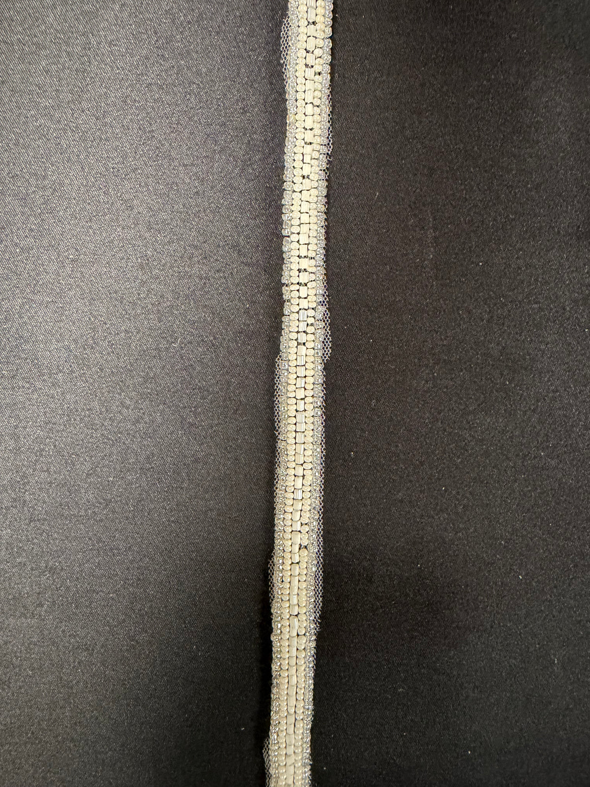 Ivory Beaded Edging - Ivory - EH2017