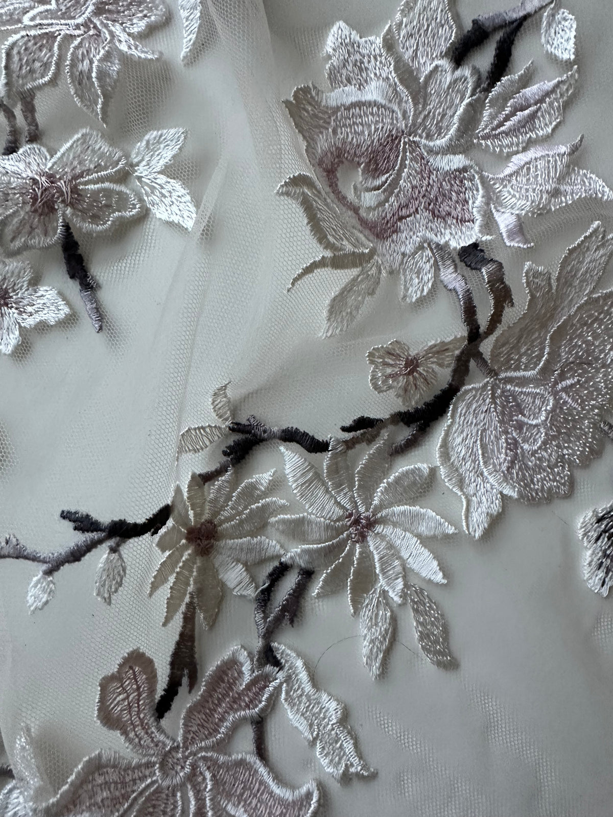 Pink Embroidered Lace - EB5052