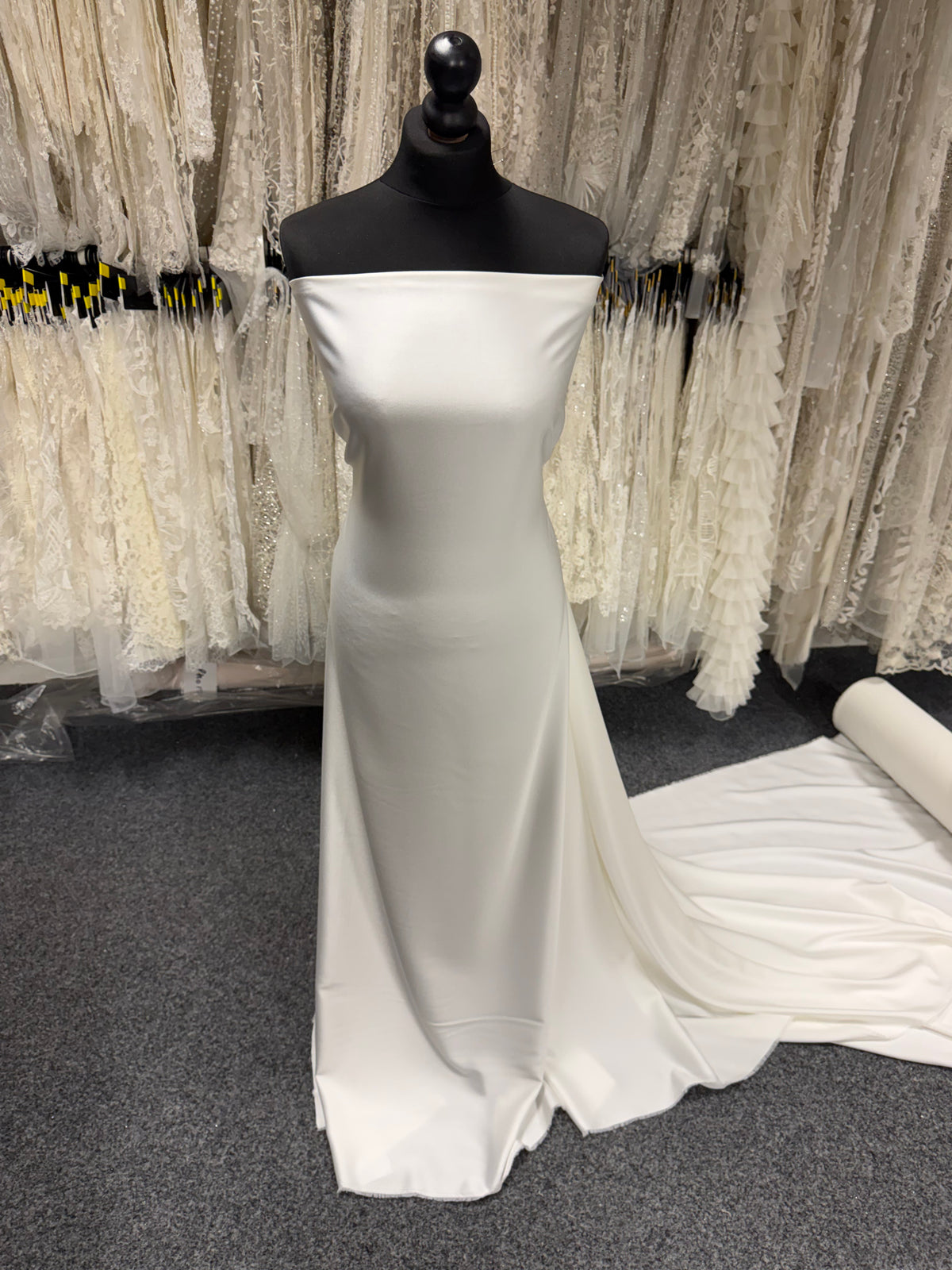 S Ivory Heavy Soft Satin - PB1014