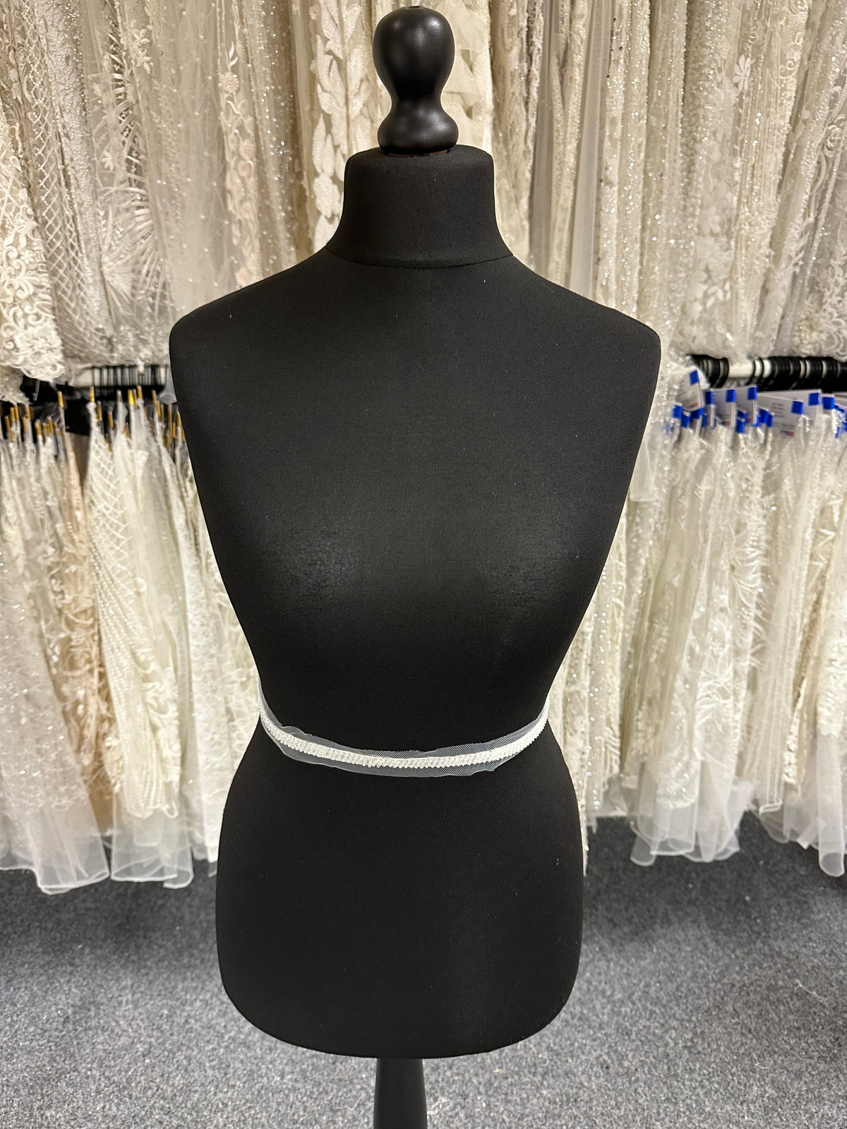 Ivory Beaded Dress Trim - EH2002