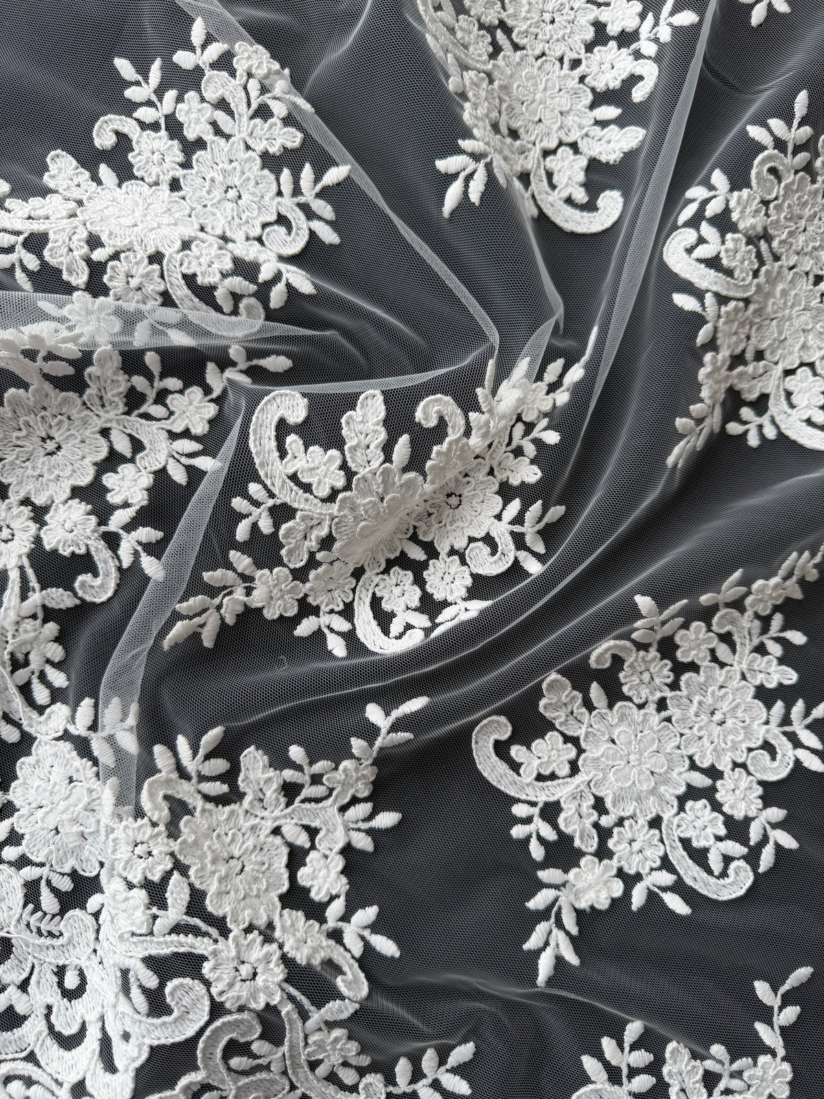 Ivory Corded Lace - LA7008