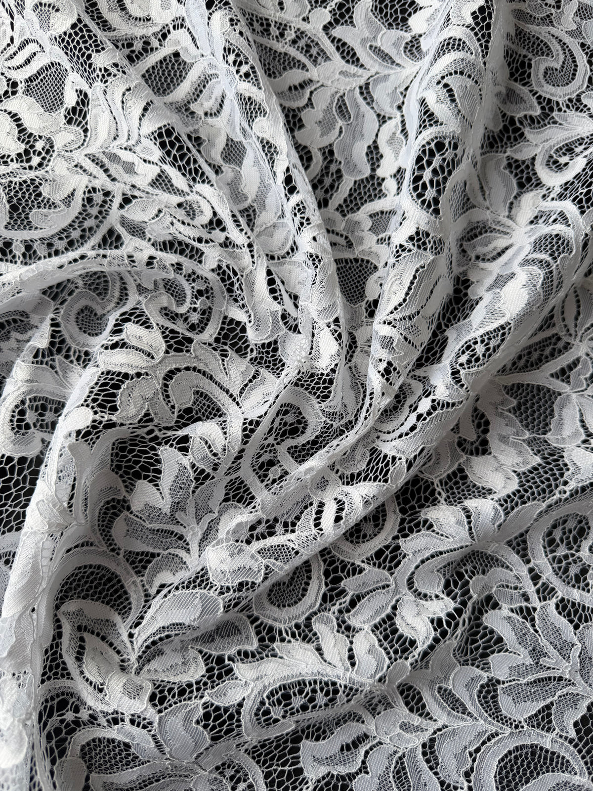 White Corded Lace - LA7014