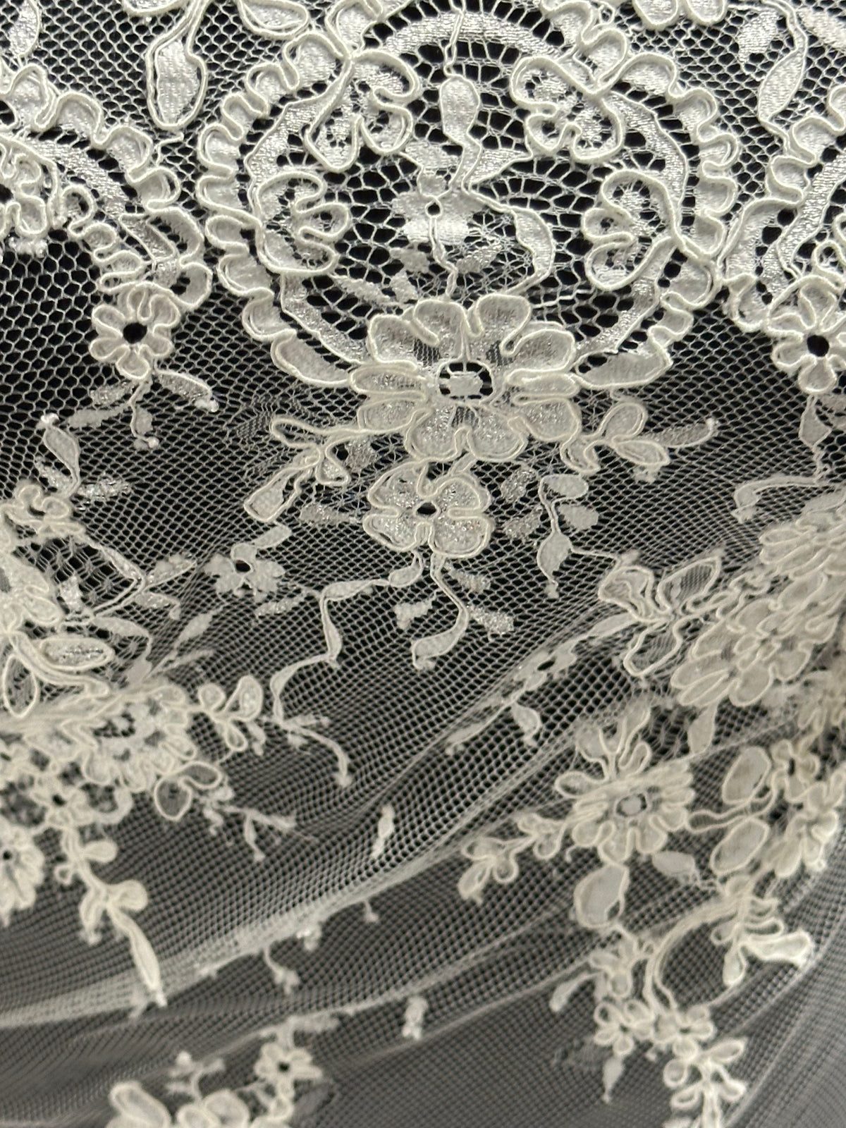 Pale Ivory Corded Lace - Eloise