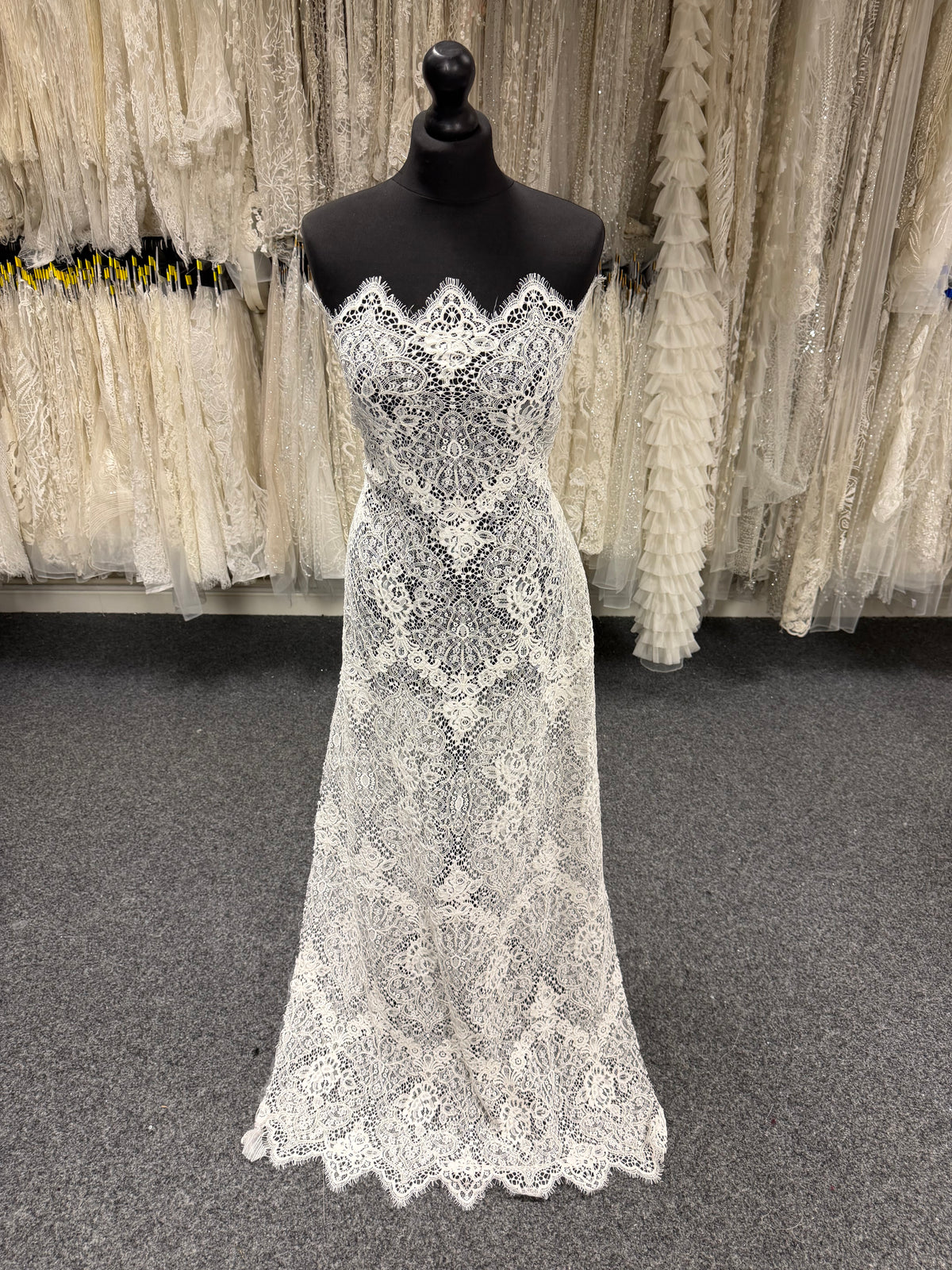 Ivory Corded Lace - LB2011