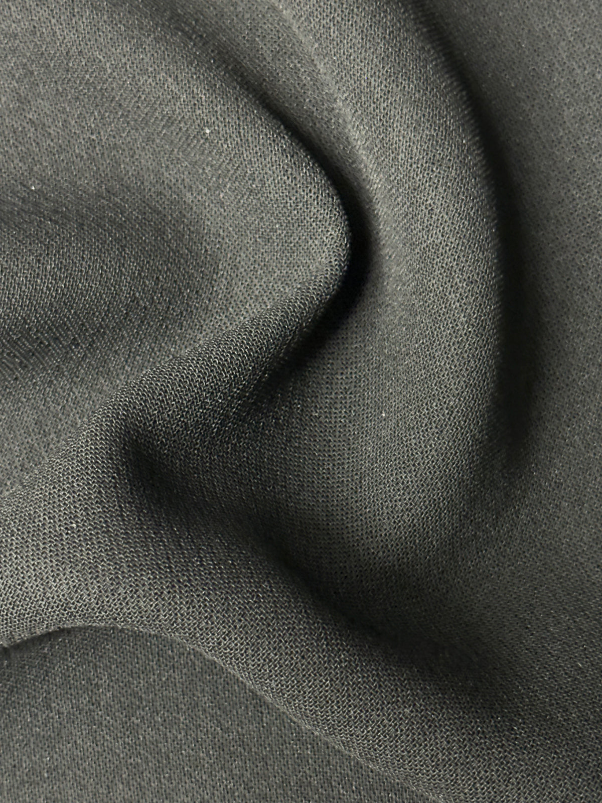 Black Polyester Double Crepe - Lesson