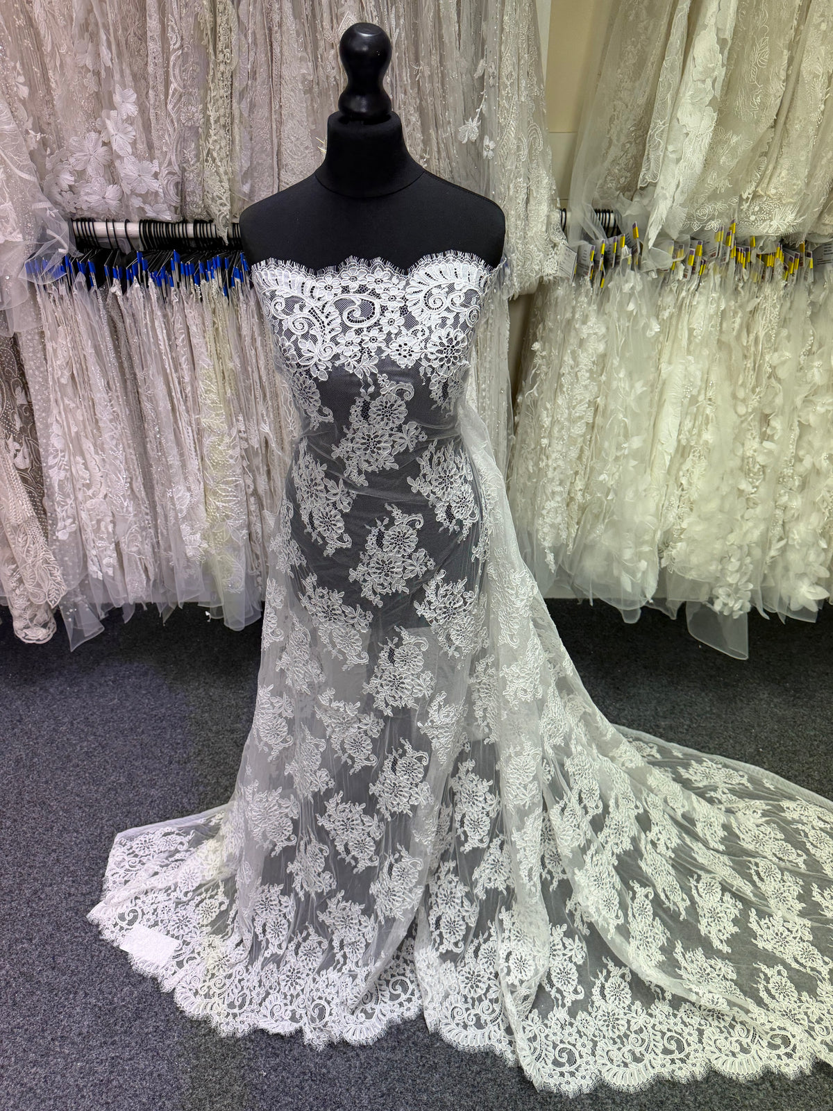 Ivory Corded Lace - P655