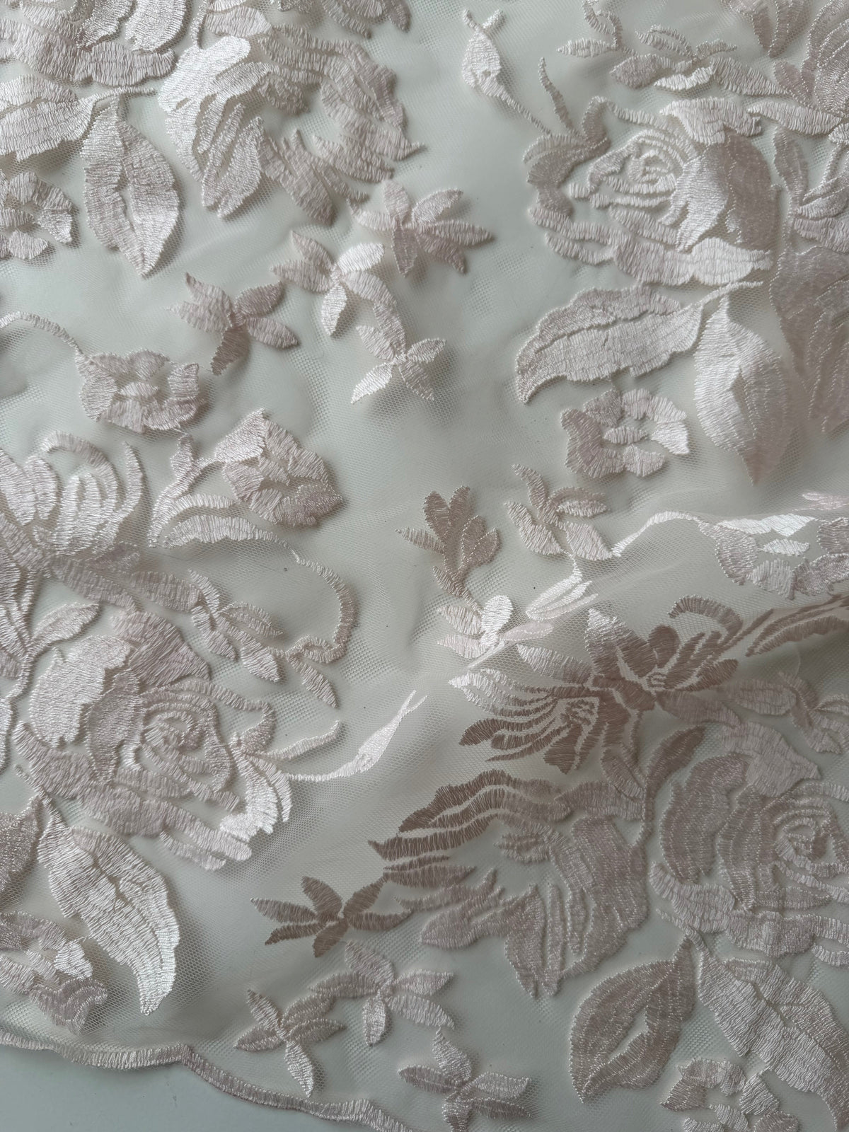Baby Pink Embroidered Lace – EB5018