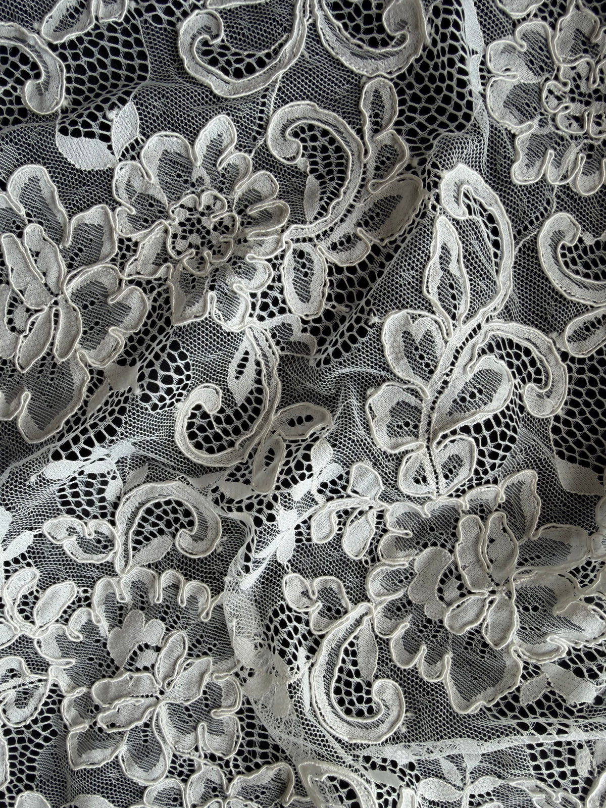 Ivory Corded Lace - P210