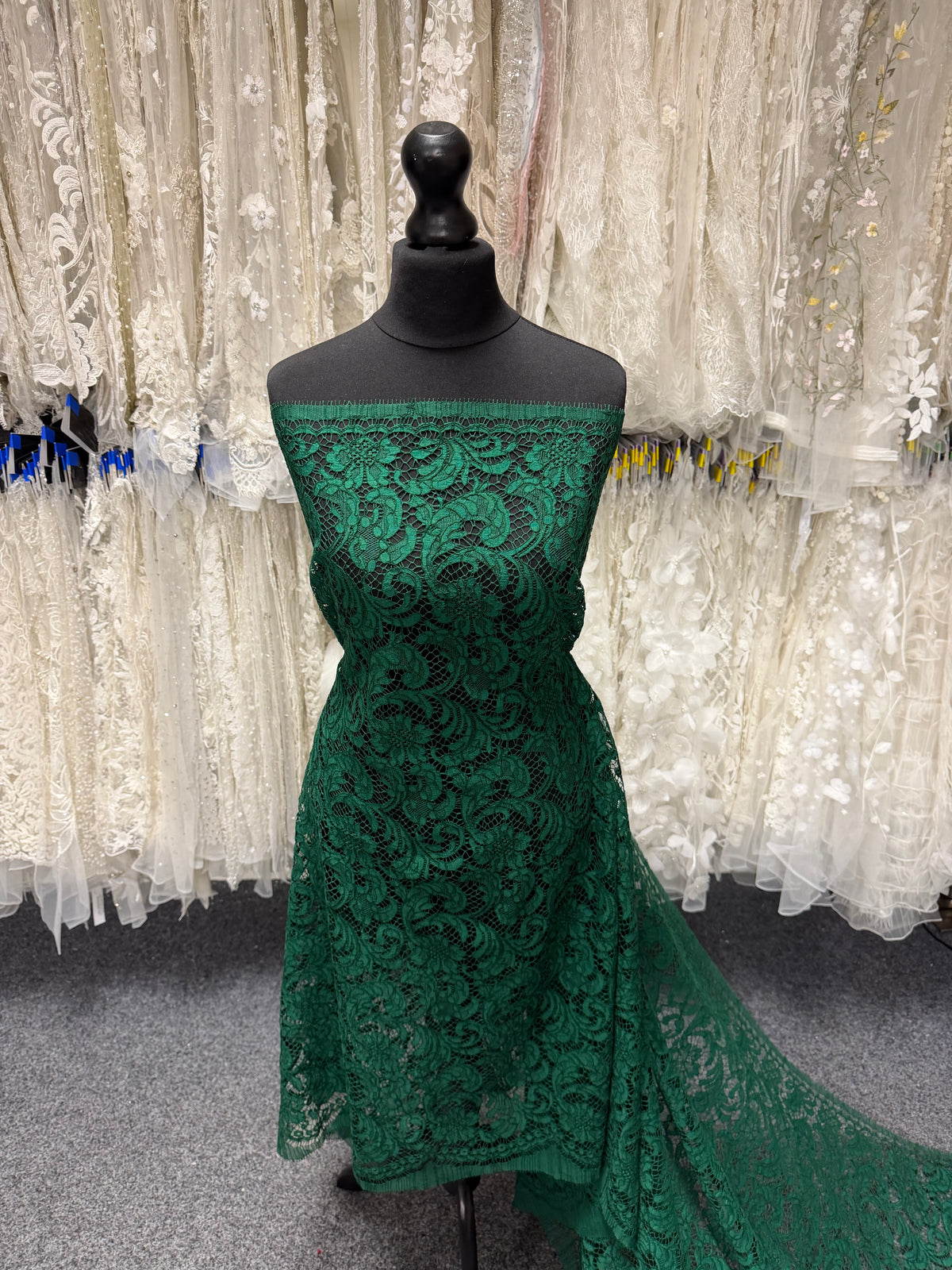 Emerald Eco French Corded Lace - LA4007