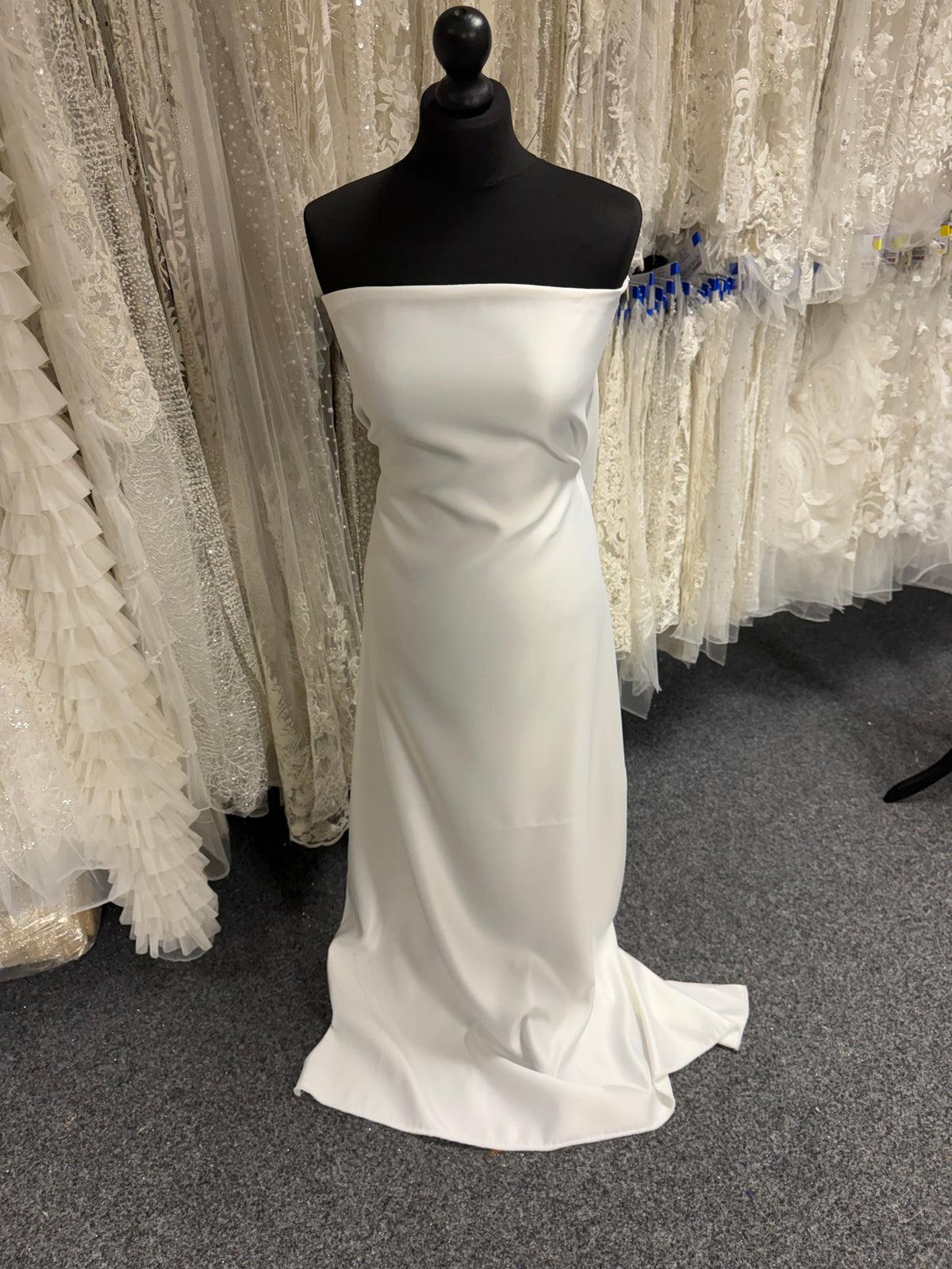 Pale Ivory Duchess Satin - P47