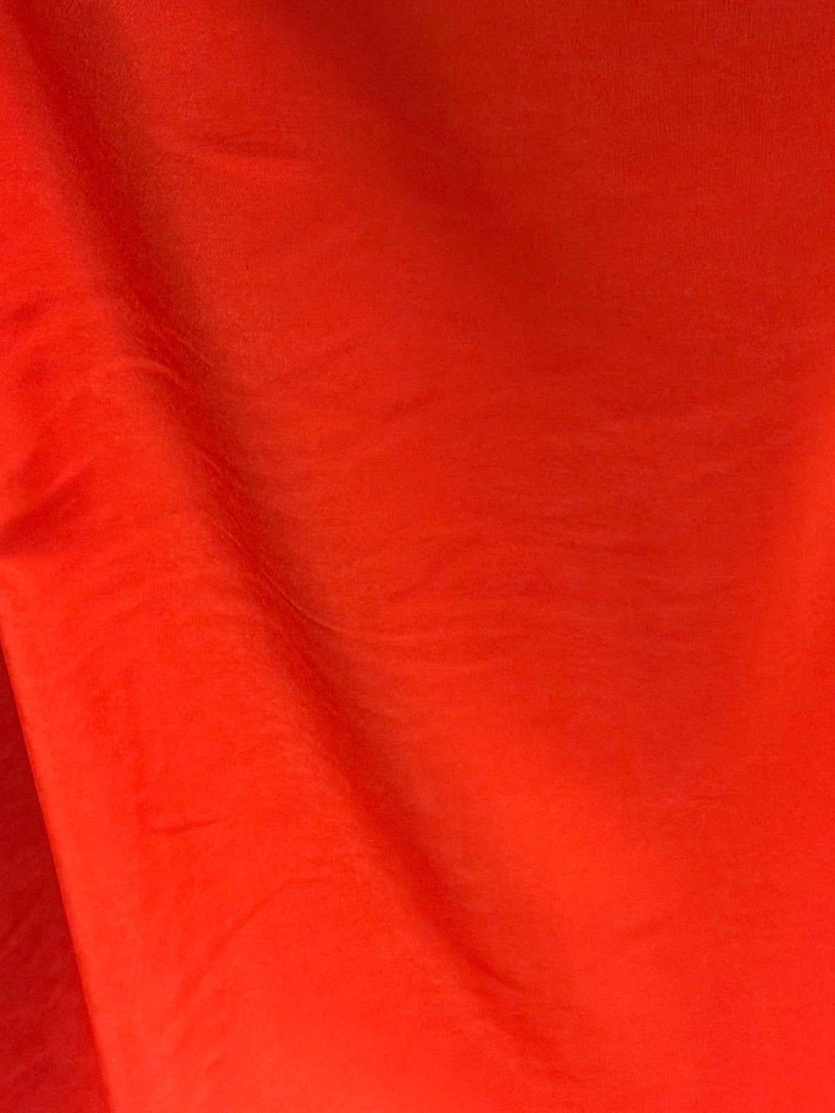 Lightweight Red Polyester Satin - Juxtaposition