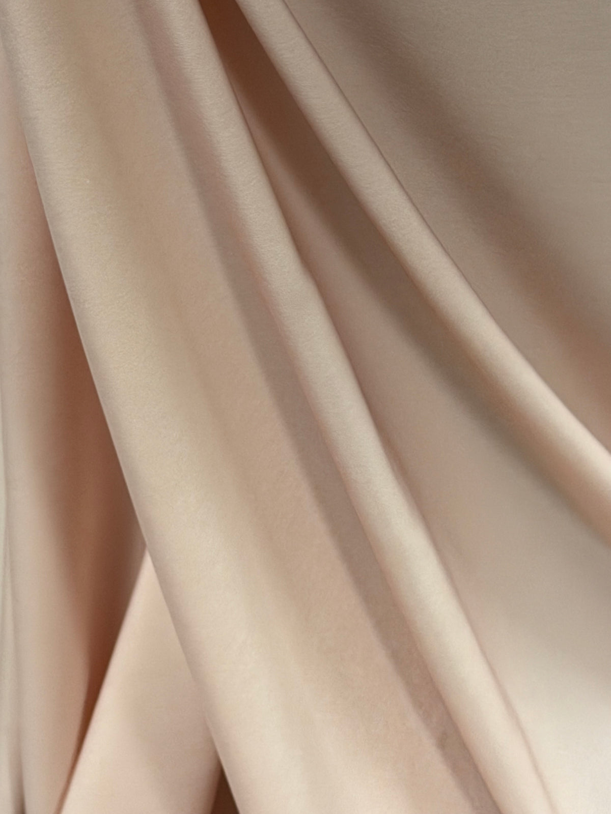 Lightweight Nude Polyester Satin - Juxtaposition