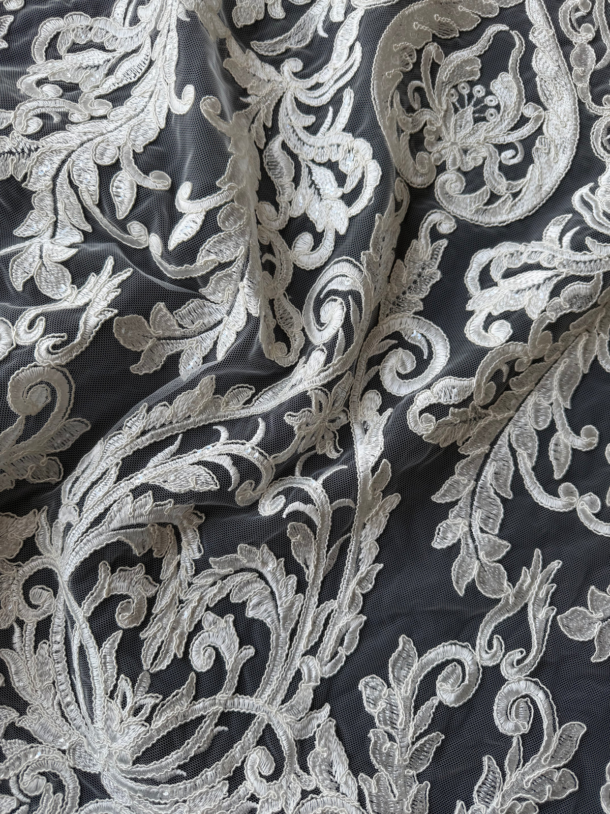 Ivory Corded Lace - Etienne