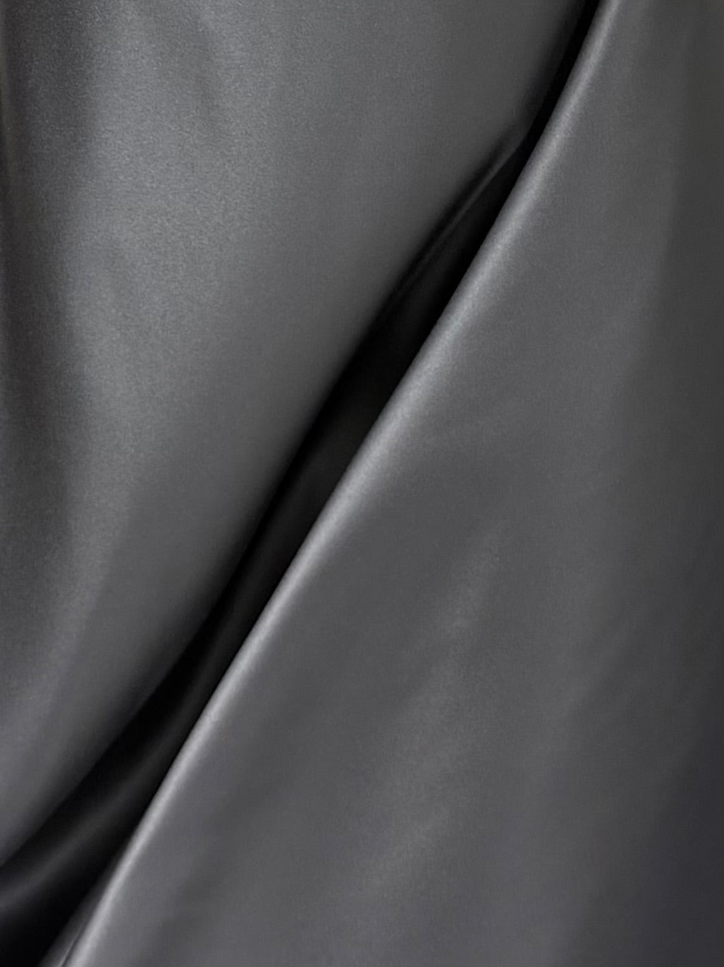 Gun metal Grey Polyester Satin - Contessa (CF)