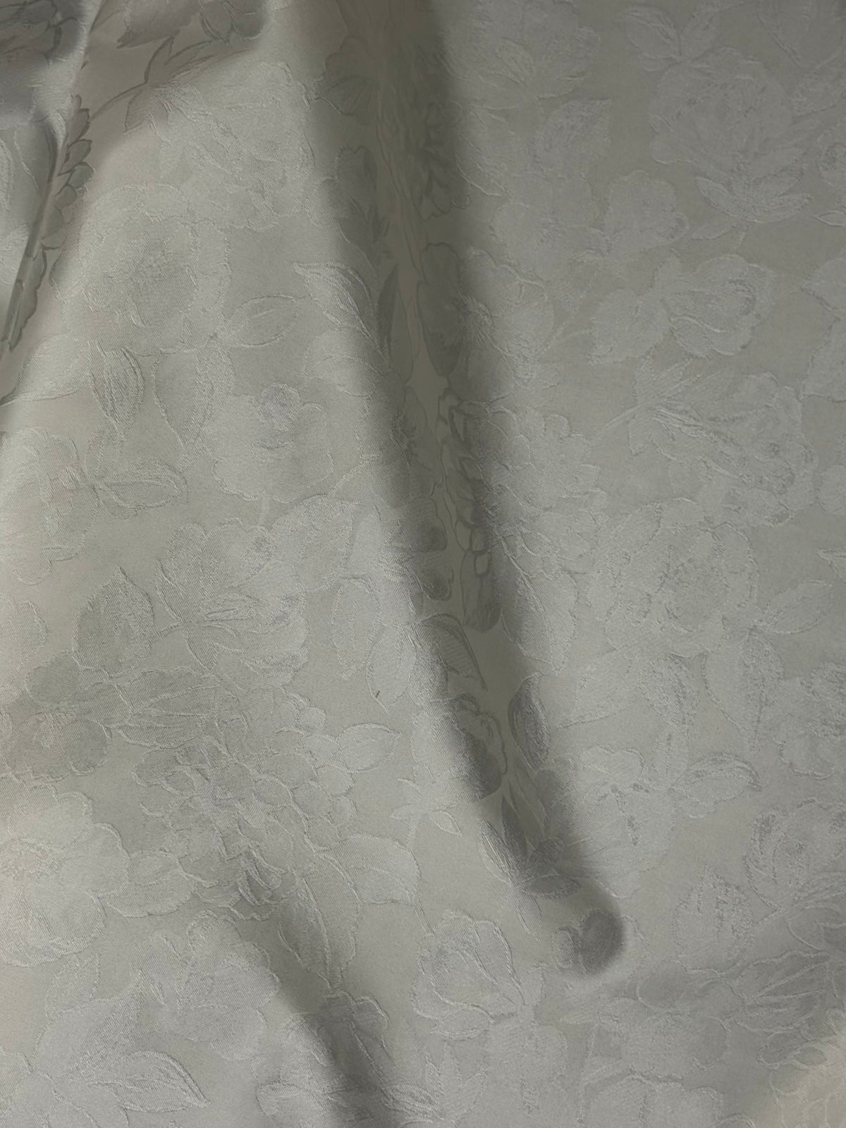 Ivory Poly Silk Jacquard - P665