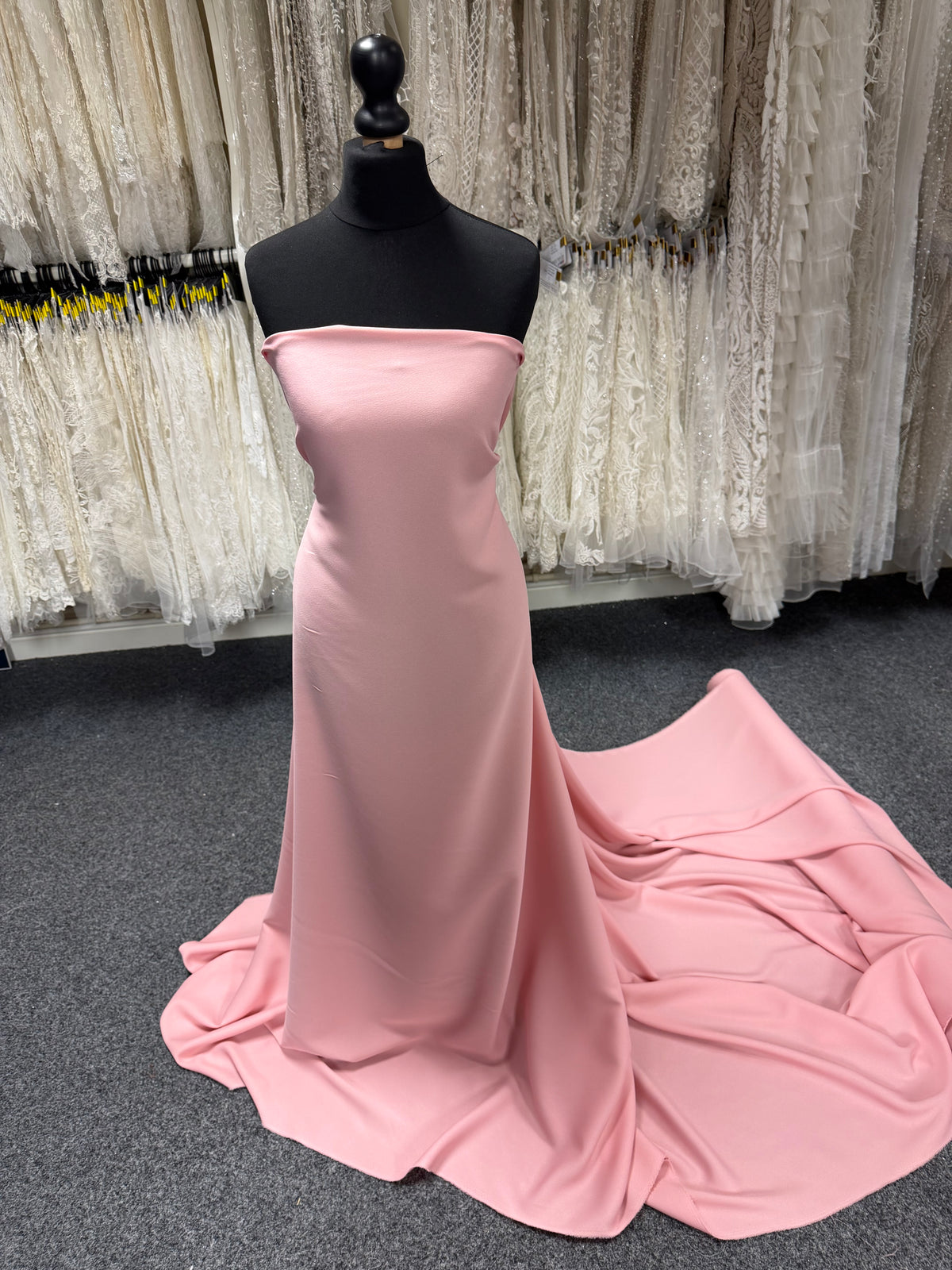 Light Rose Medium Weight Polyester Crepe - P59