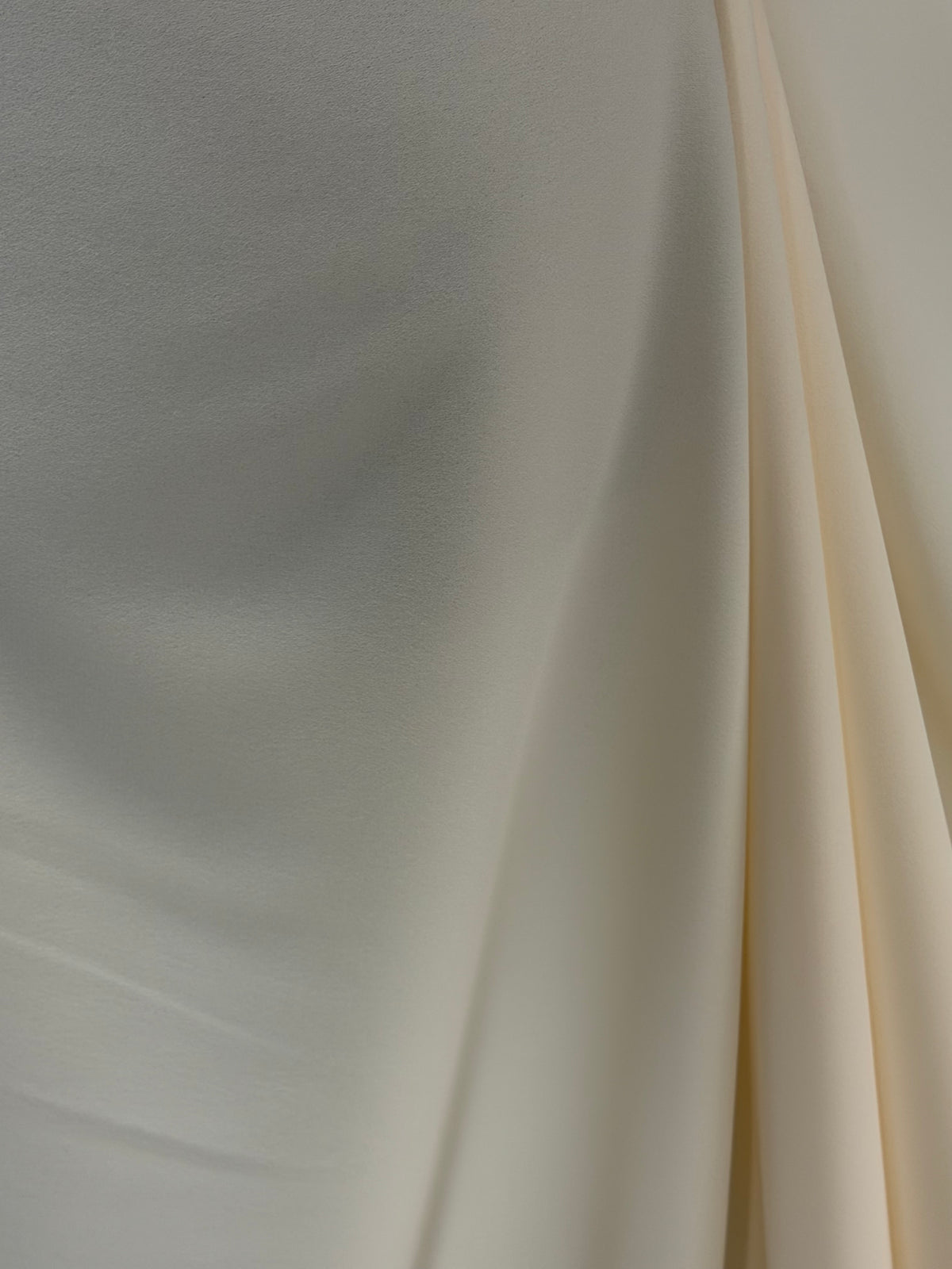 Dark Ivory Medium Weight Polyester Crepe - P59
