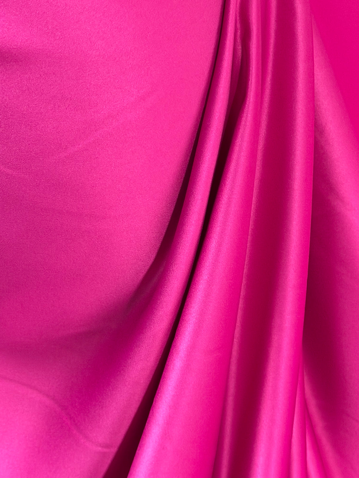 Fuchsia Polyester Satin - Majestic