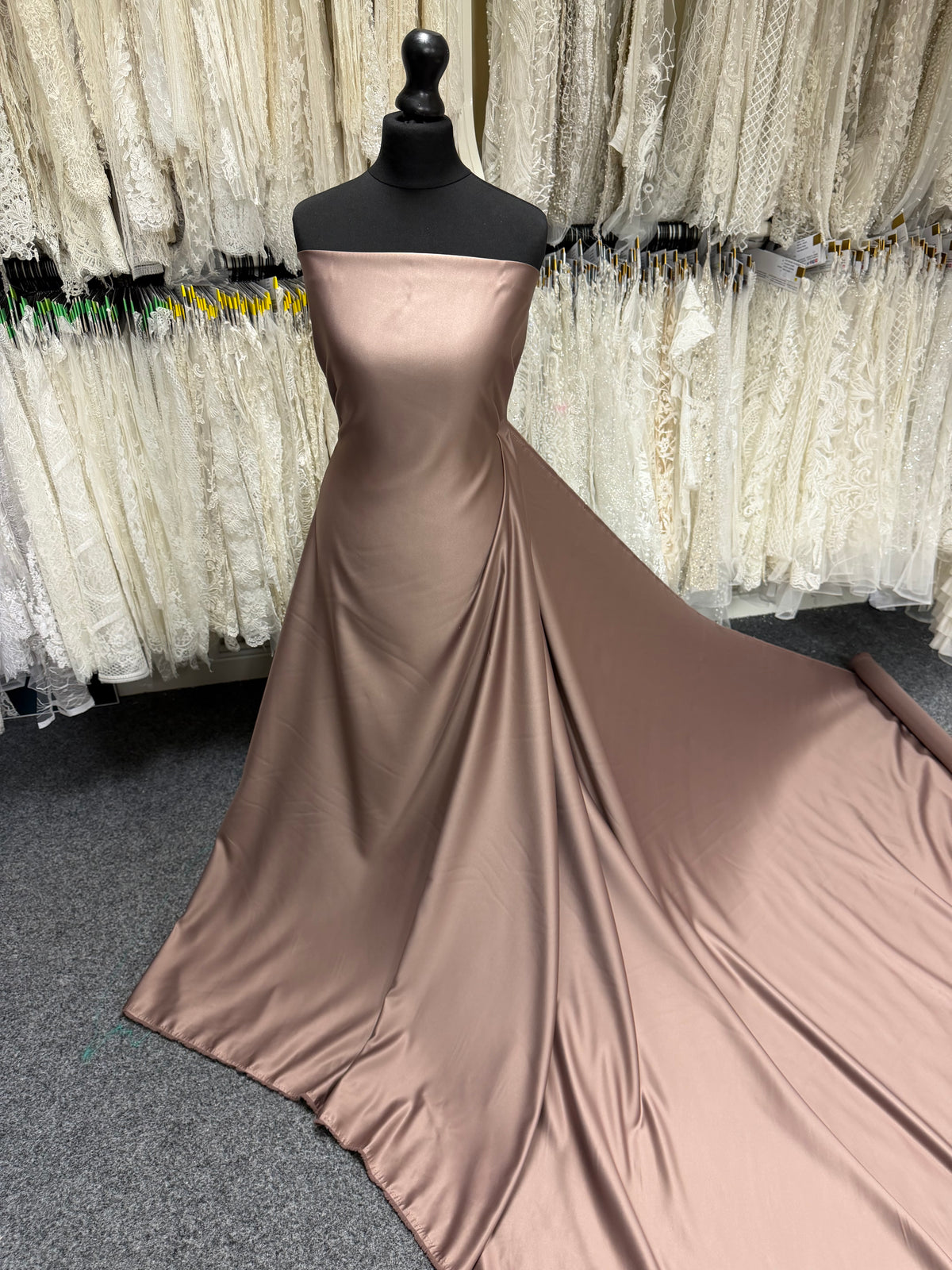 Mink Polyester Satin - Majestic