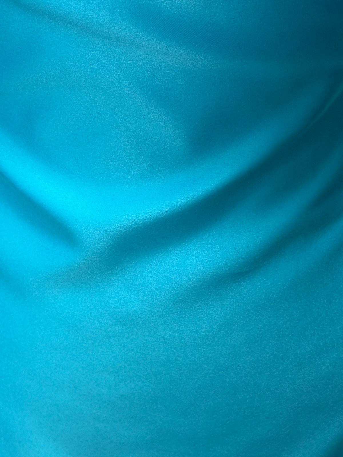 Turquoise Polyester Satin - Majestic