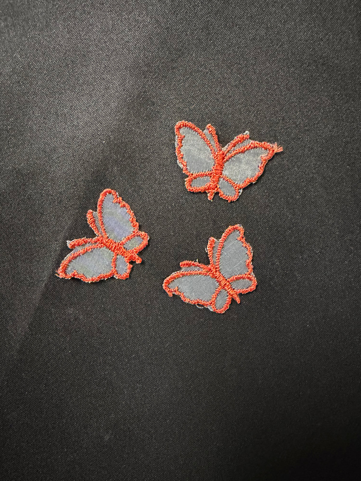 Burnt Orange Butterfly Applique - M1