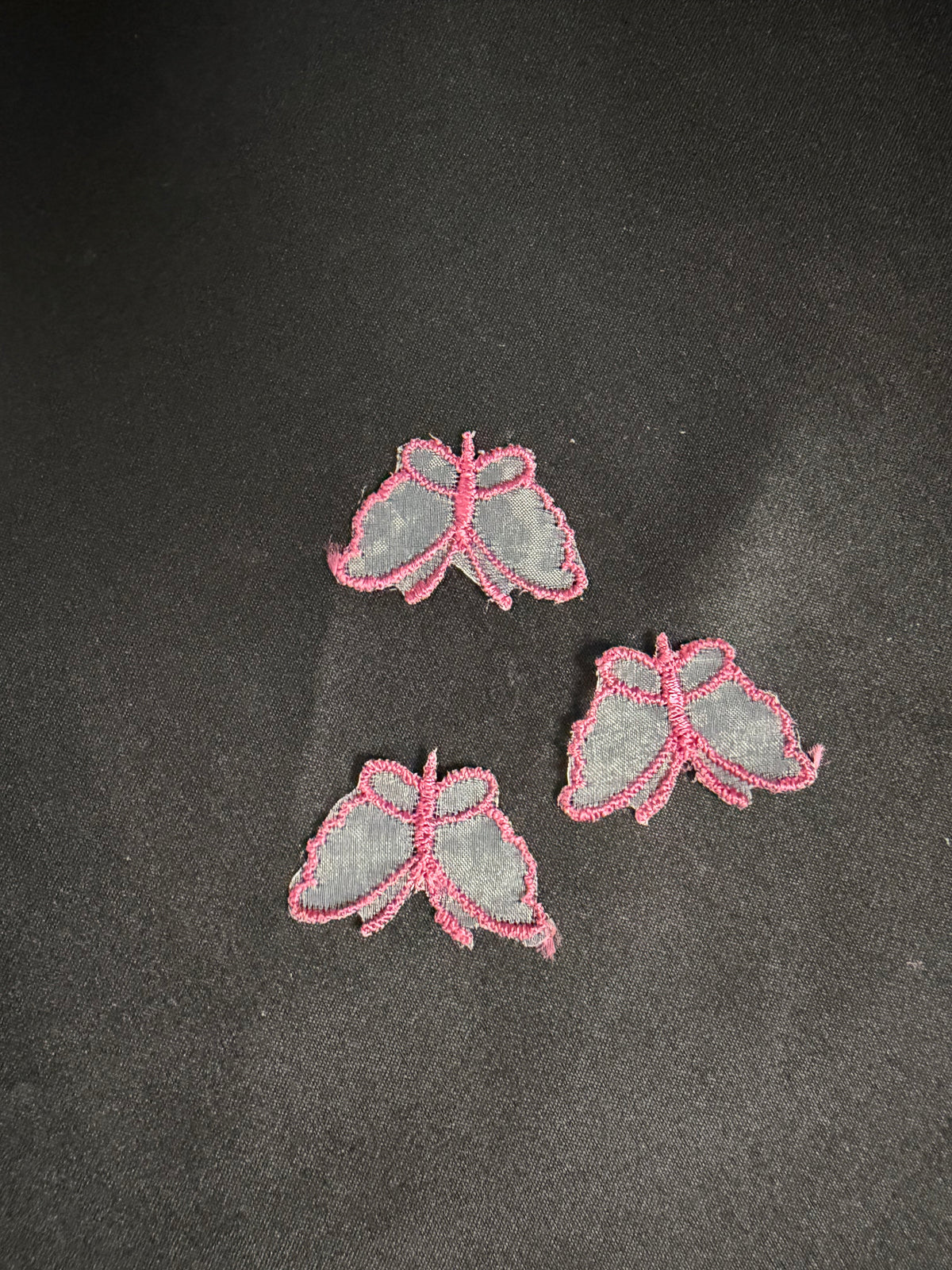 Deep Rose Butterfly Applique - M1