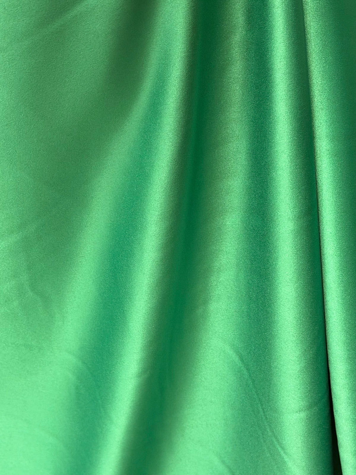 Emerald Polyester Satin - Majestic