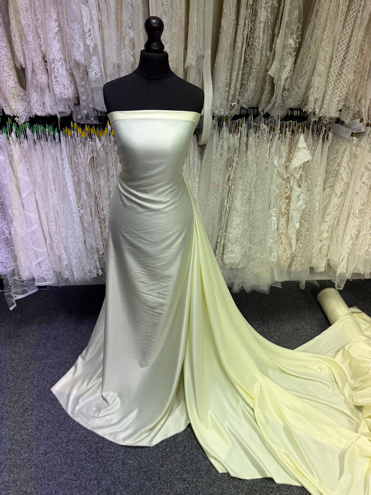 Lemon Polyester Soft Satin - Trust (P77)