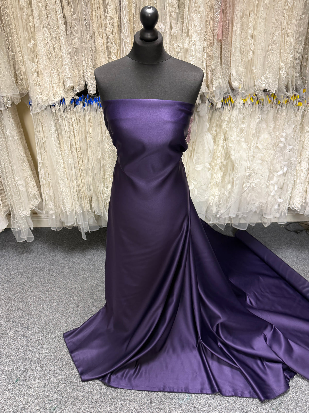 Amethyst Polyester Satin - Majestic