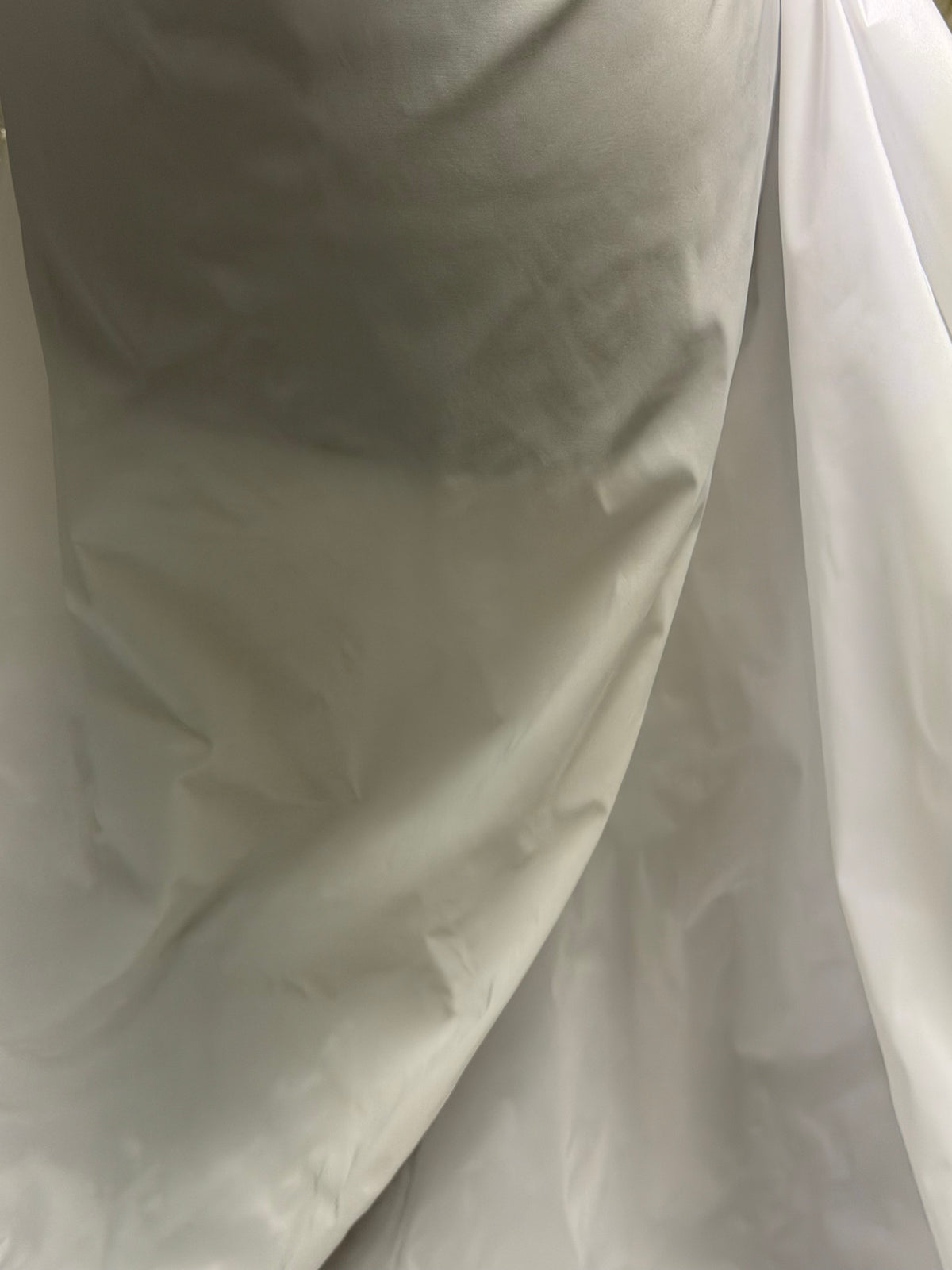 White Polyester Taffeta - Elegance