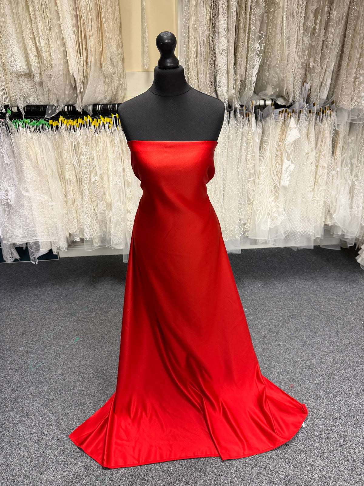 Scarlet Polyester Satin - Moldova