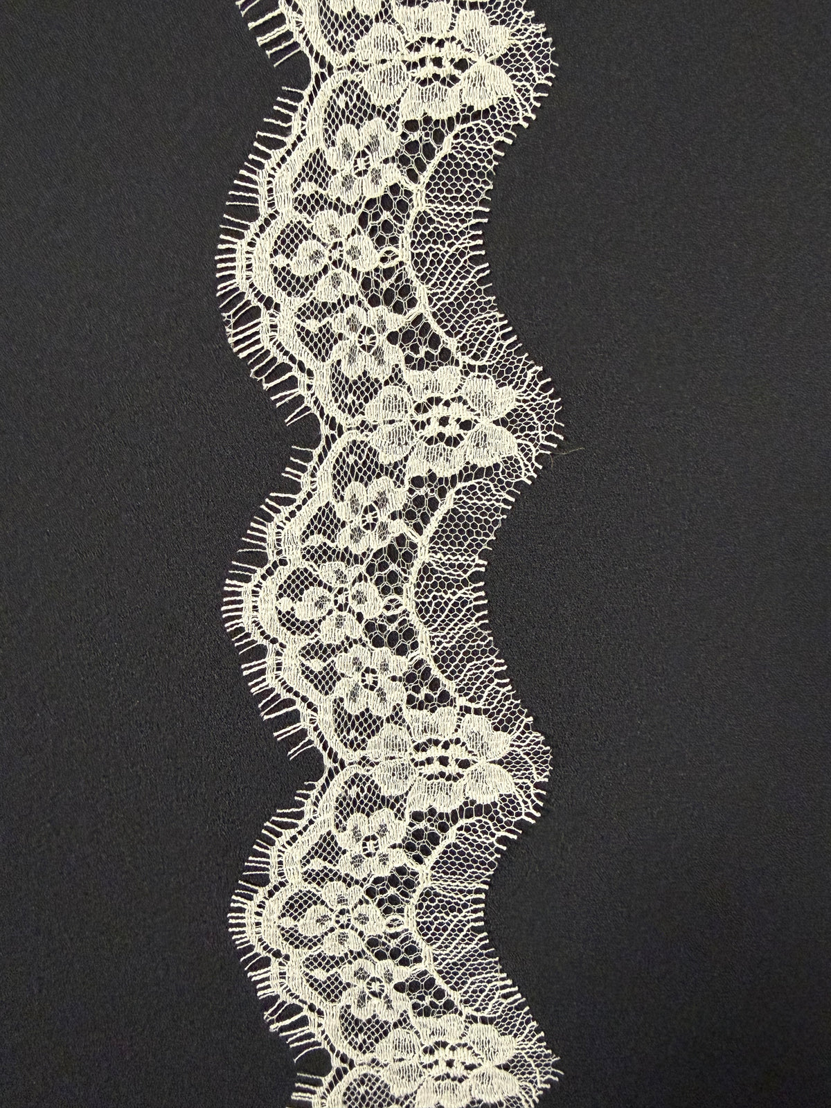 Ivory French Lace Edging - T648