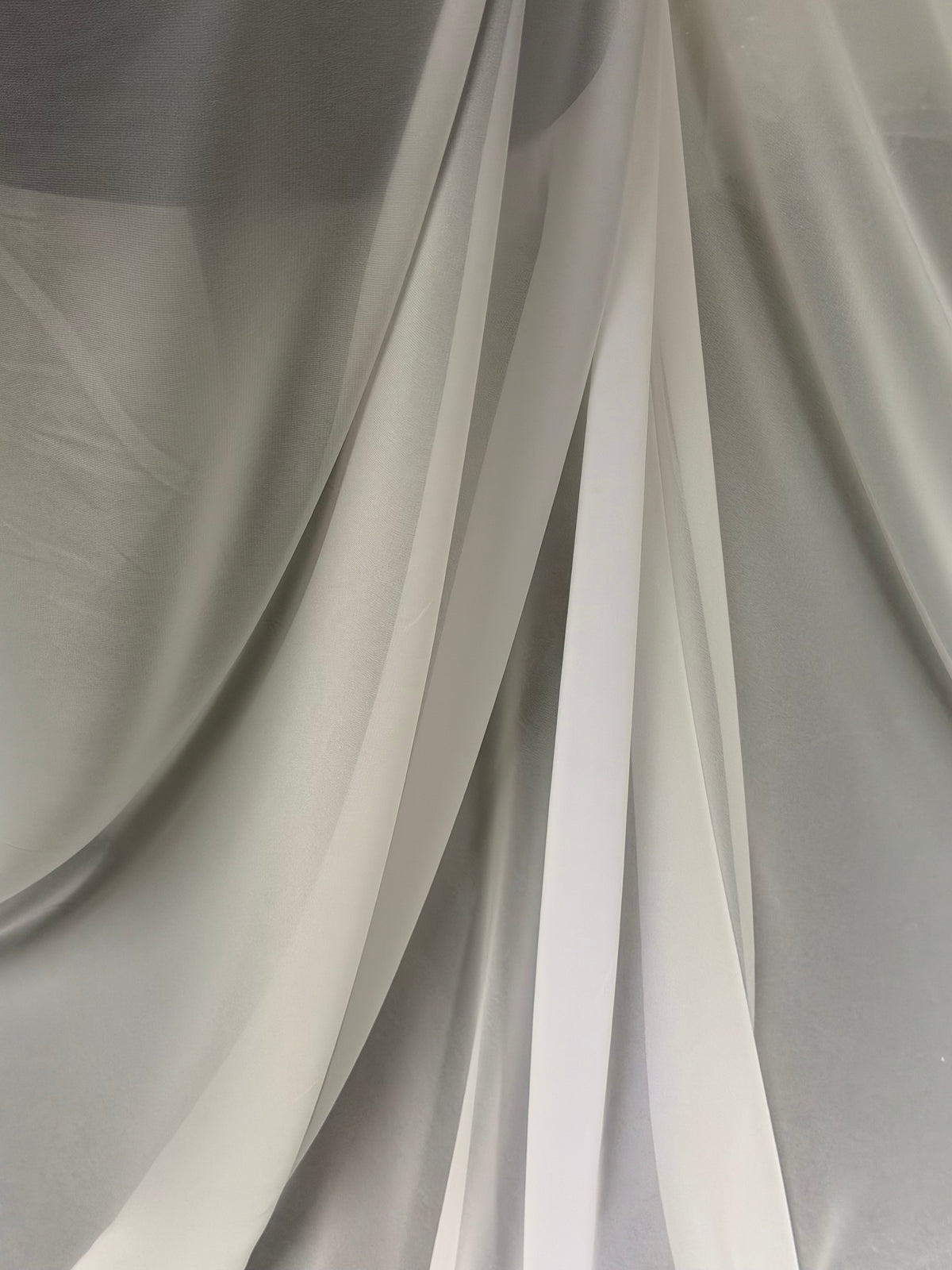 Ivory Recycled Georgette - PB2004