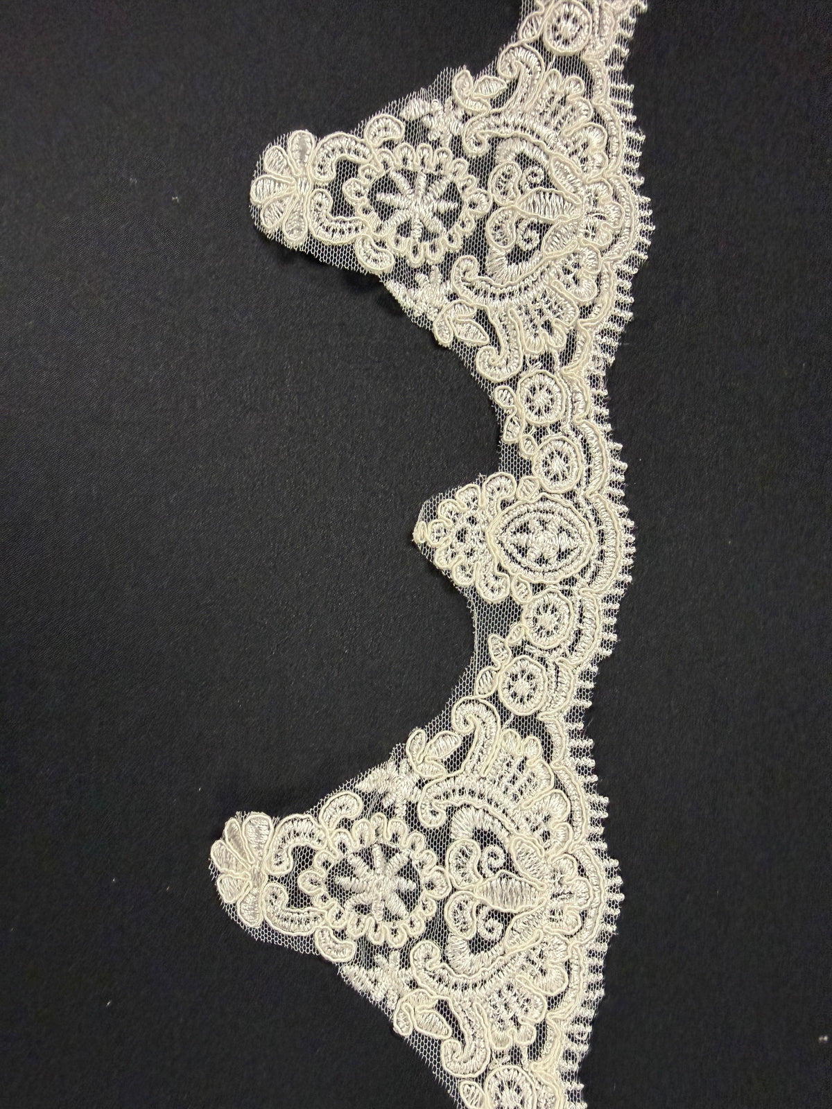 Ivory Corded Lace Trim - T881