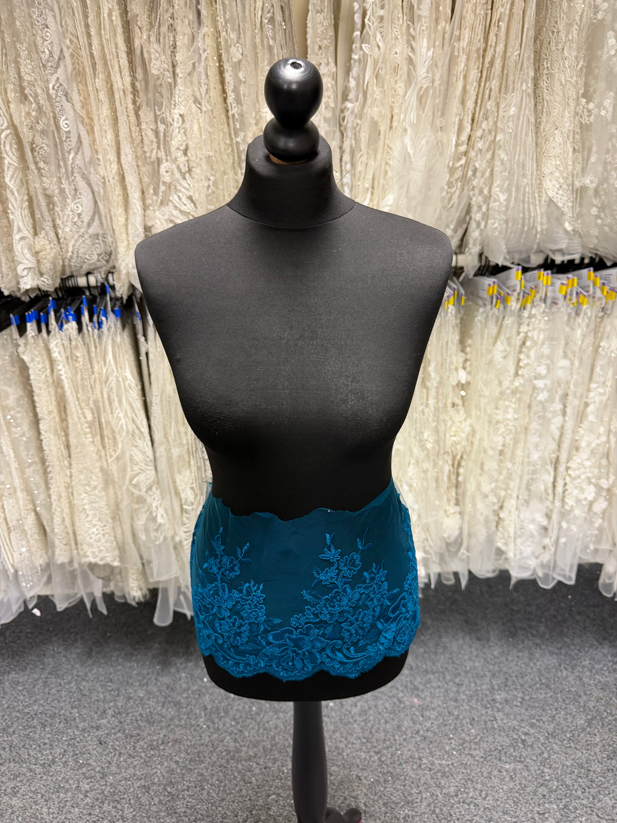 Teal Corded Edging - T726