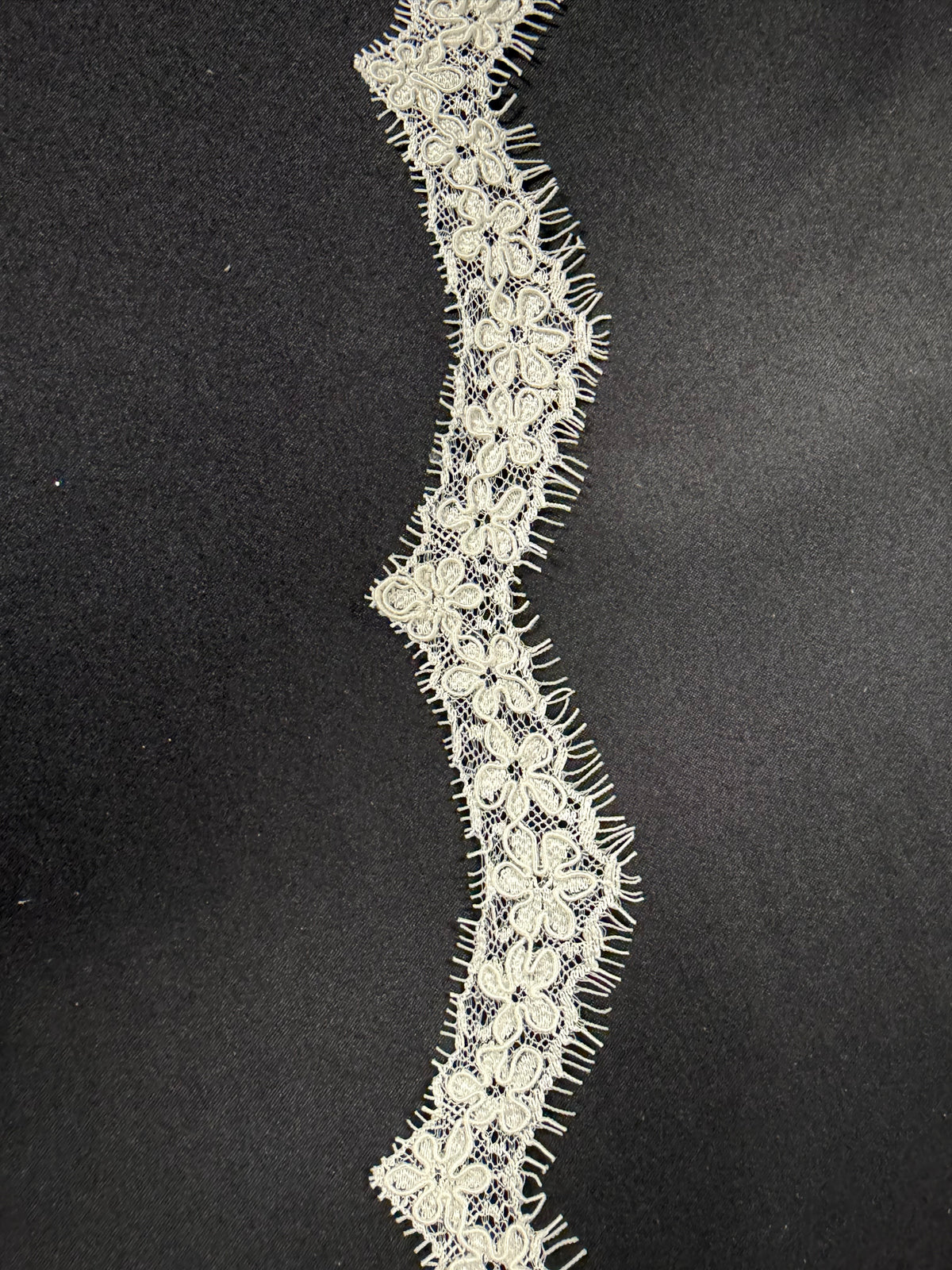 Ivory Corded Lace Trim - T683