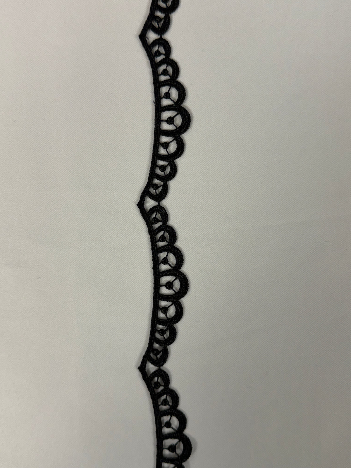 Black Guipure Edging - T641