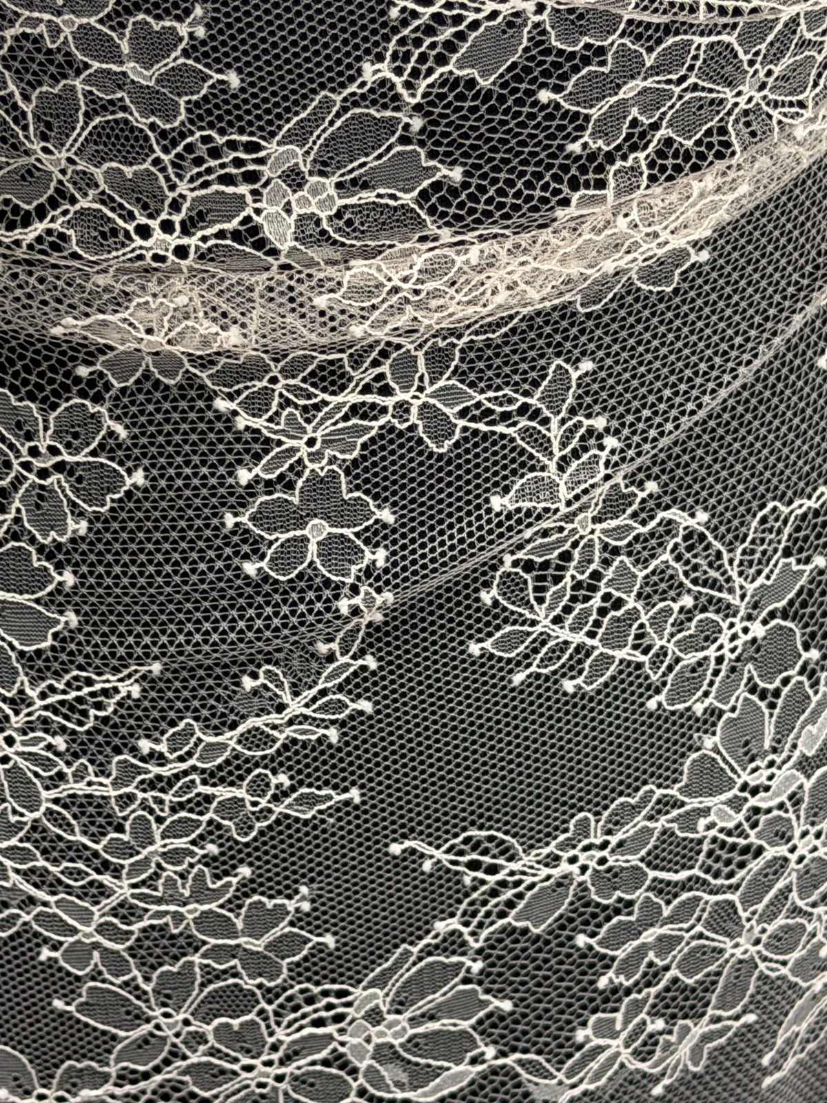 Rose Pink Raschel Lace - Rome