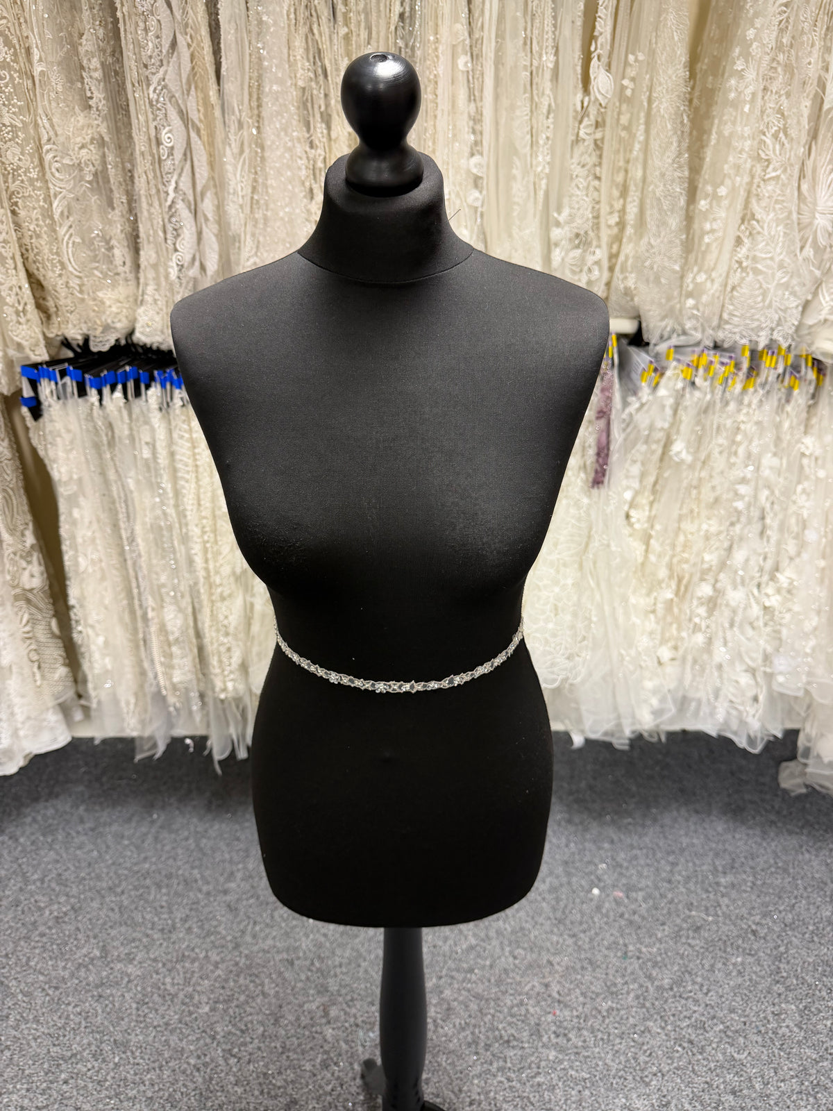 Silver Beaded Sequin Edging - T148