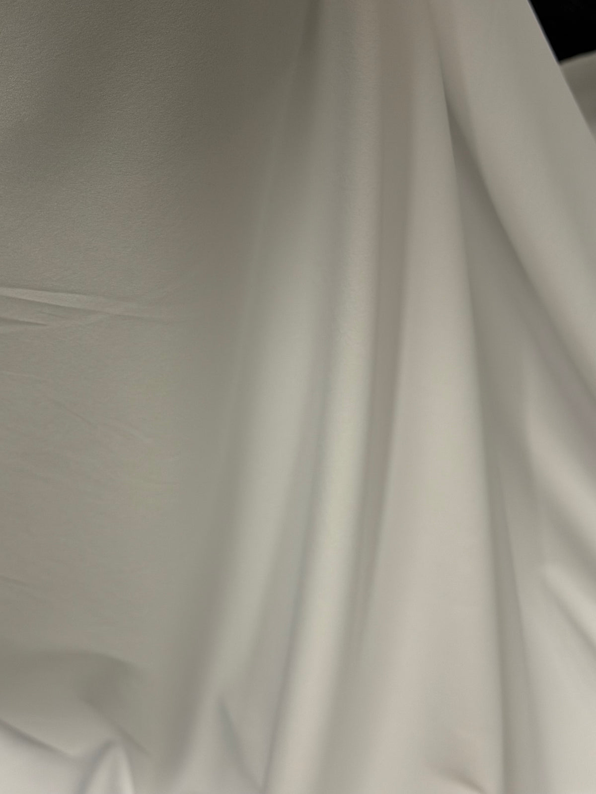White Polyester Stretch Crepe - Compassion
