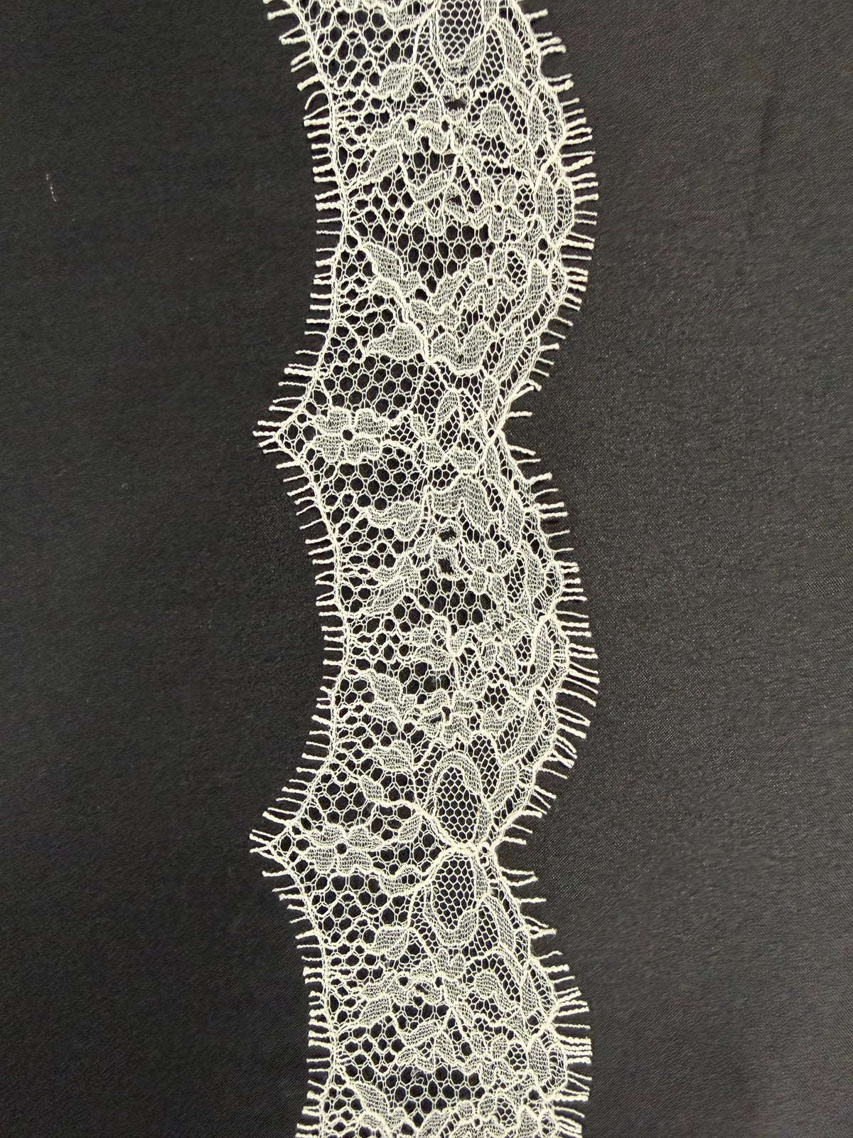 Ivory Chantilly Lace Trim - T439